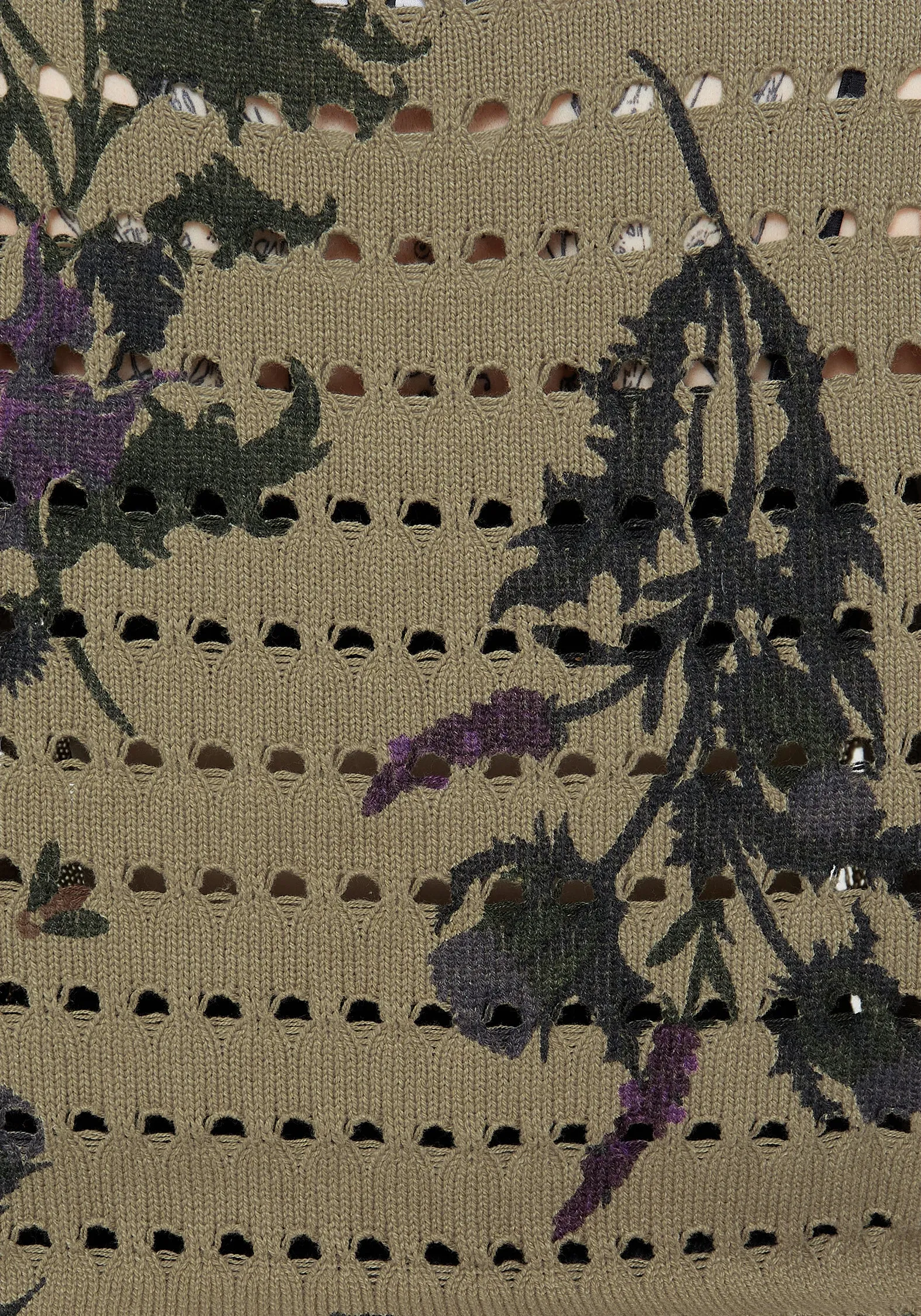 Cassandra Floral Knit Jumper Fresh Warmth