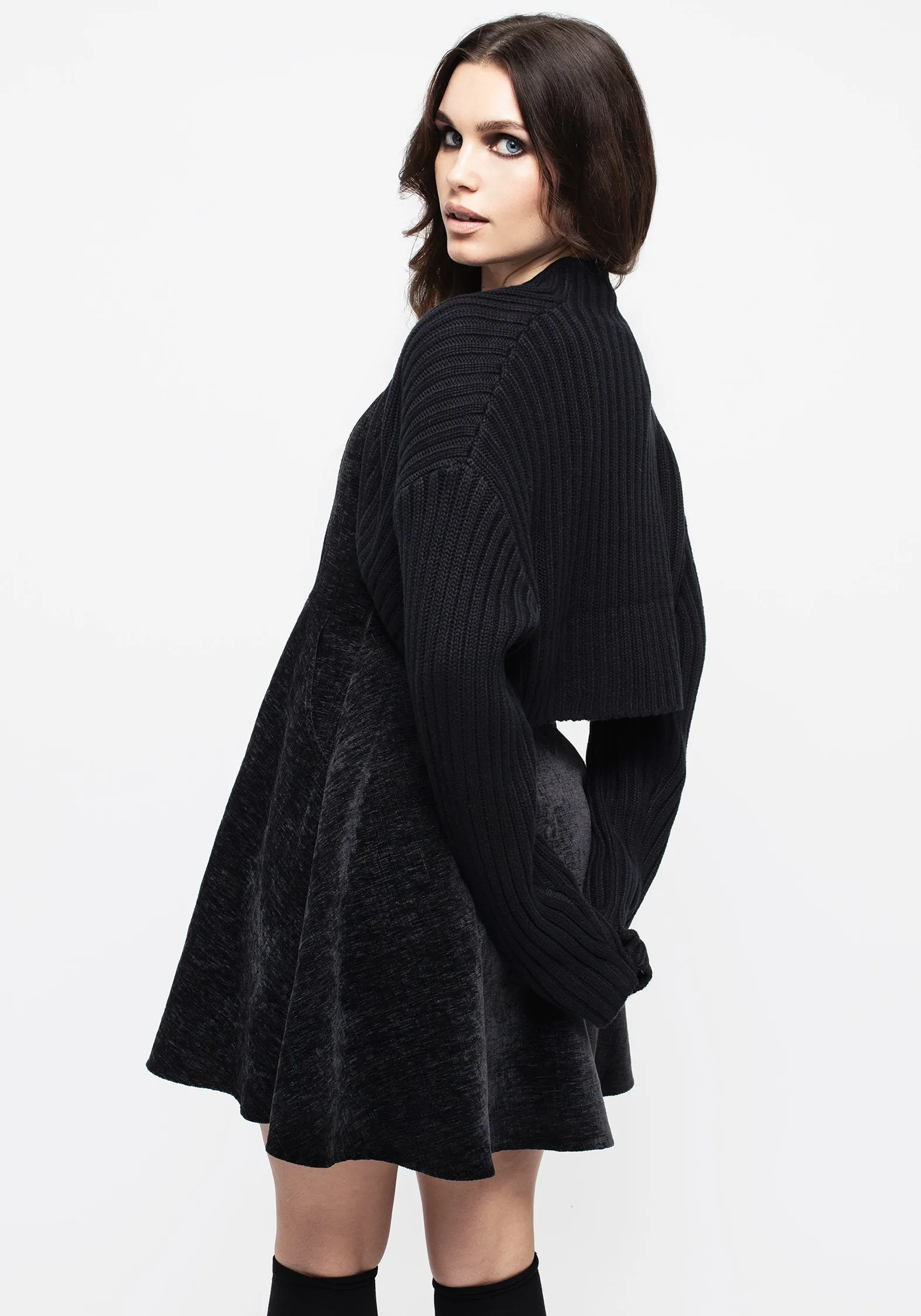 Amalthea Embroidered Bolero Flexible Rib Trimming