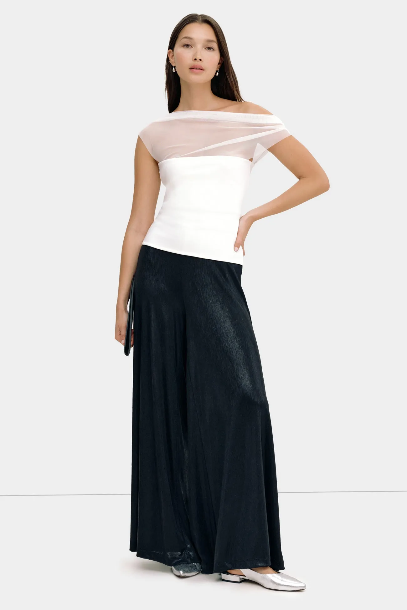 Georgia Metallic Pants Functional fashion wear