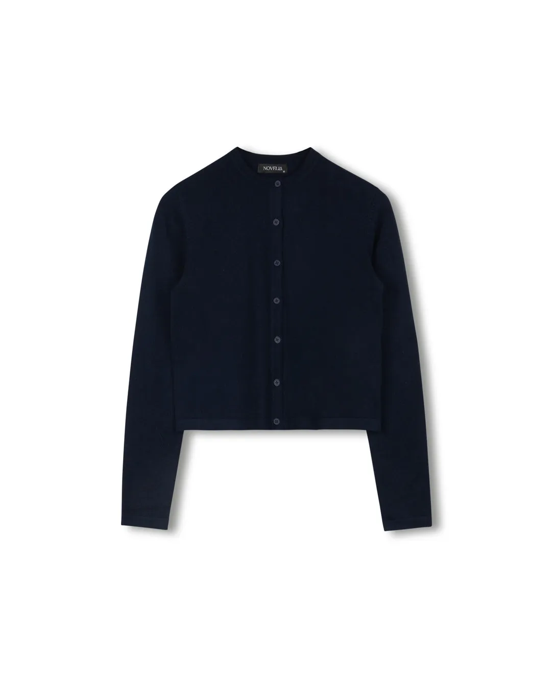 Delray Flat Knit Cardigan Fine Gauge Knit