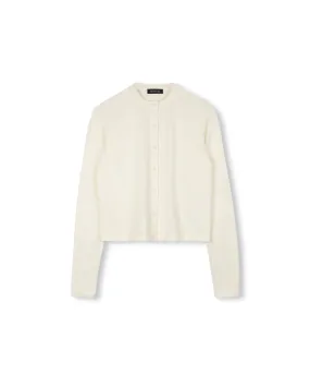 Double Layered Collars Delray Flat Knit Cardigan