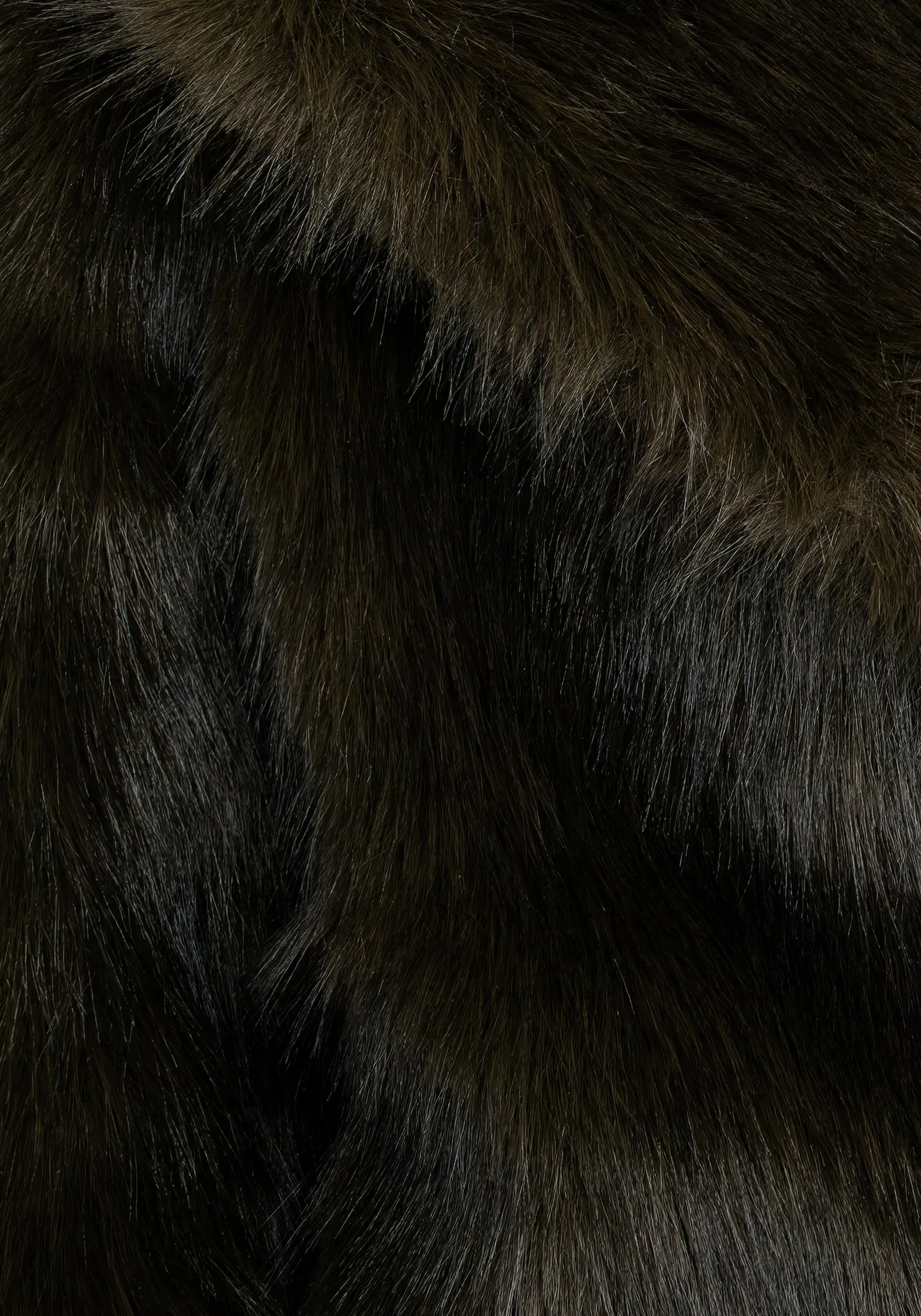 Monstrum Cropped Faux Fur Jacket Reinforced Seam Construction Bold Statement