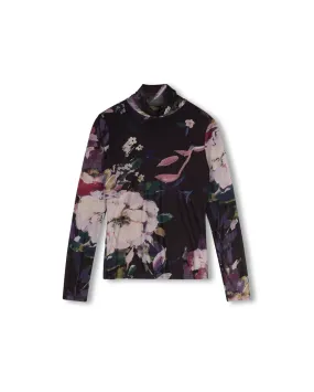 Trendy popularity Comfy Essentials Wear Darrell Floral Mesh Top