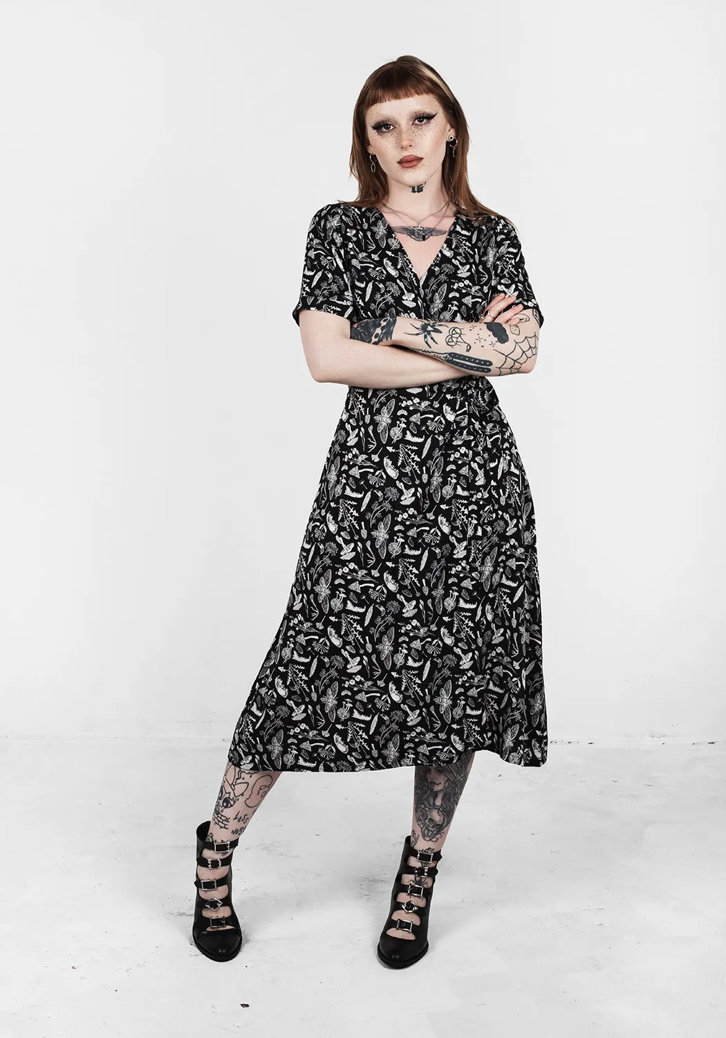 garden wedding Earth Magick Wrap Dress