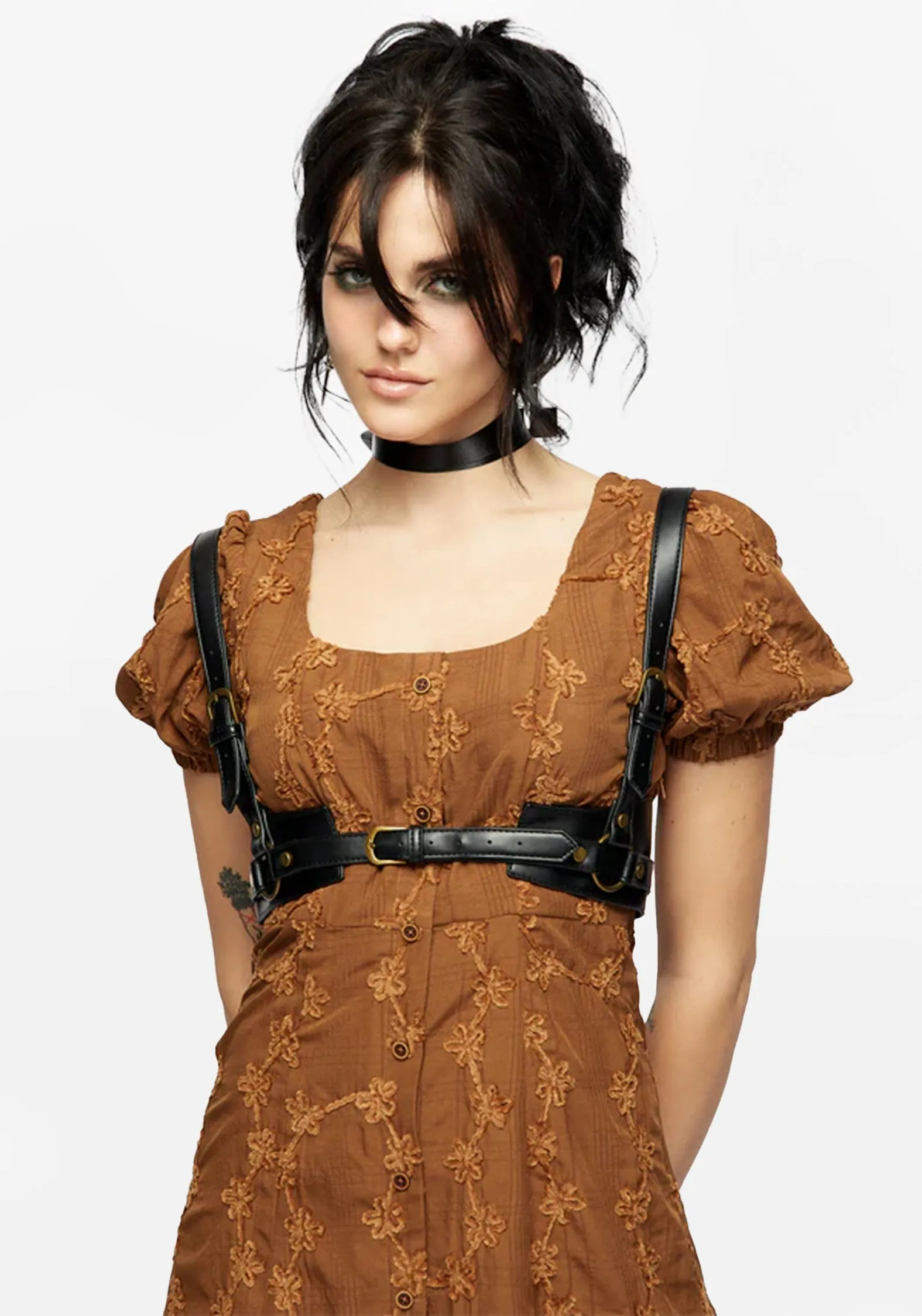 Functional fashion wear Maeve Western Brass Harness