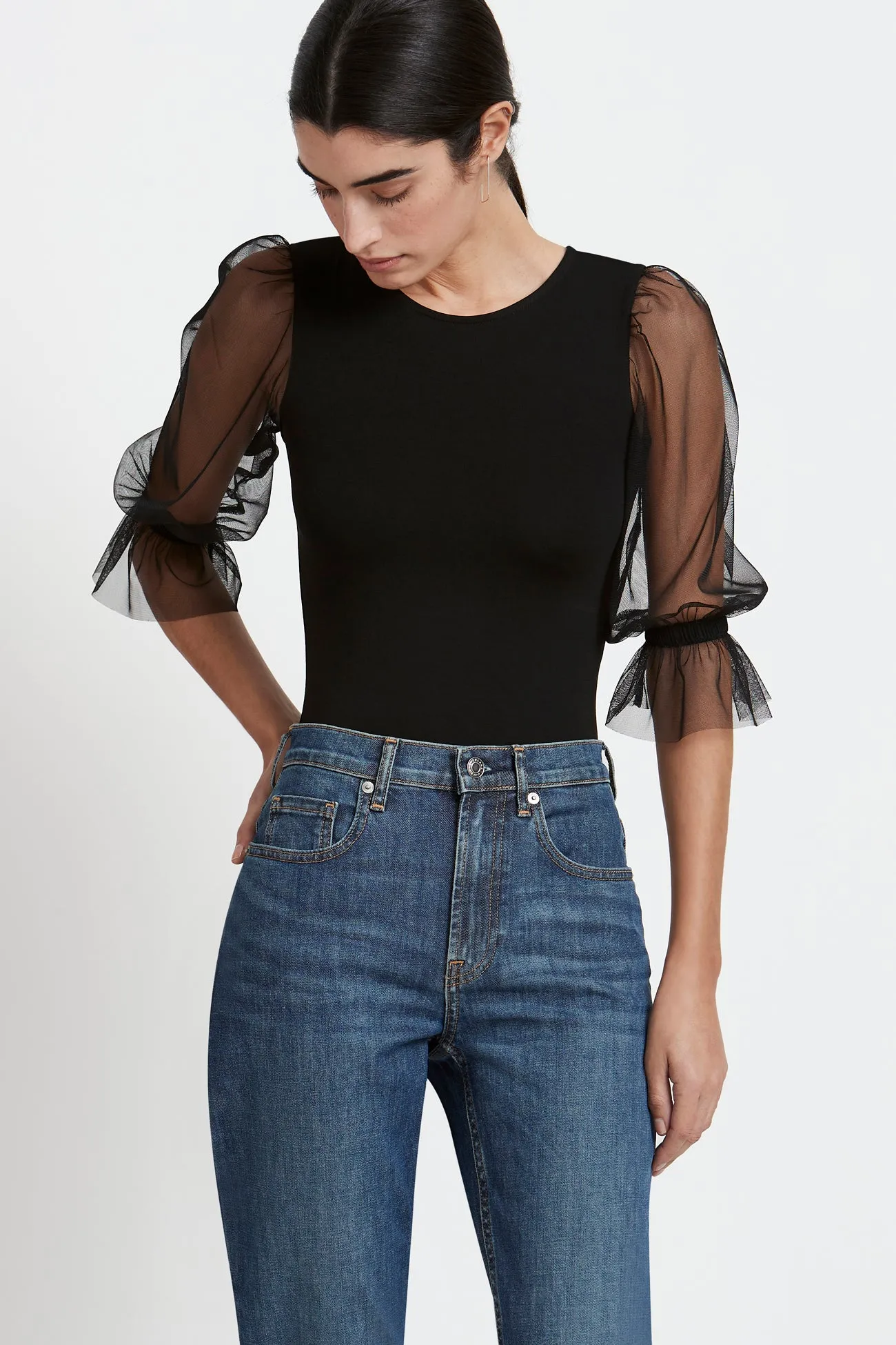 Flexible Ribbing Bellerose Bodysuit