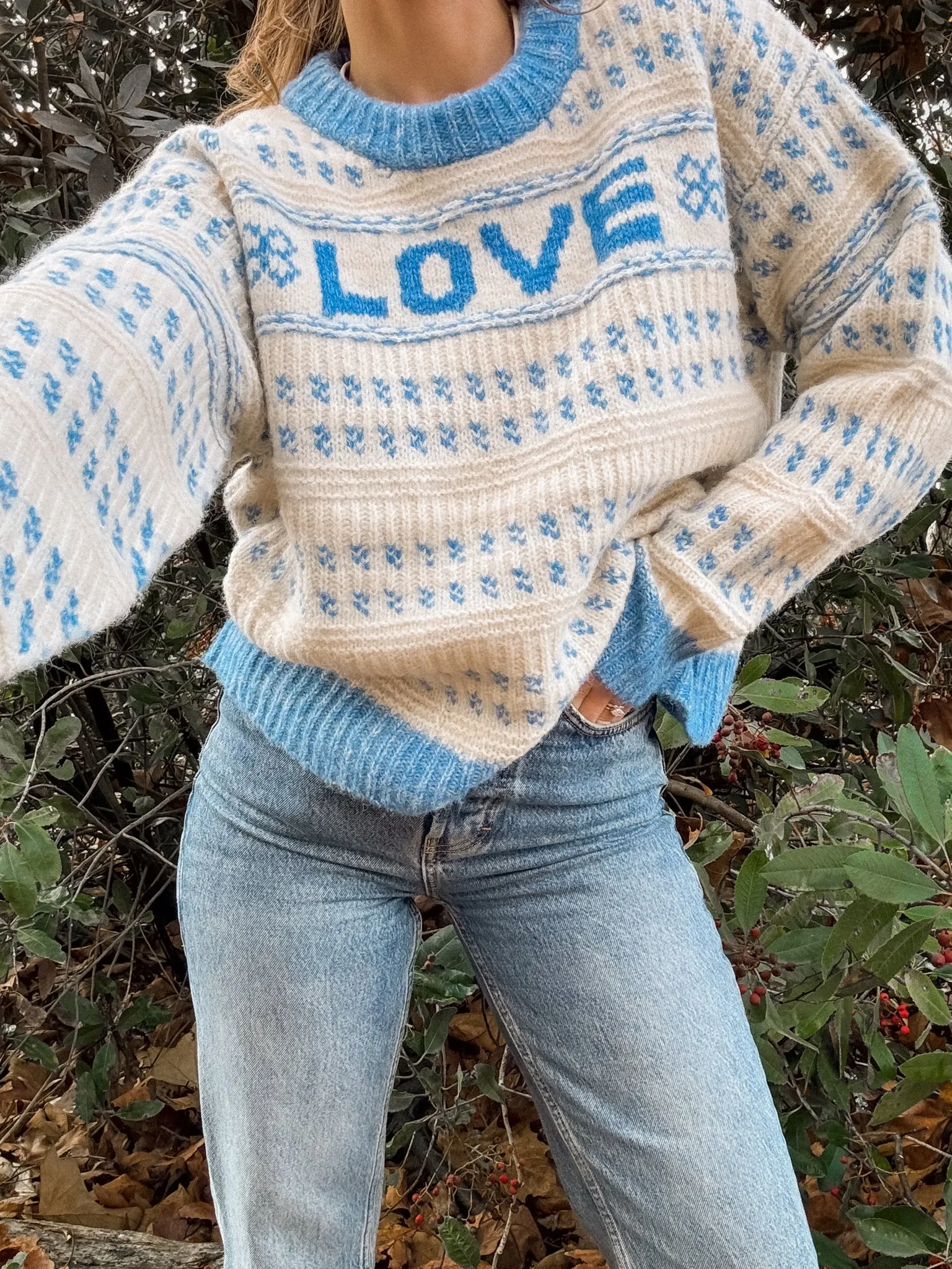Love Language Knit Sweater - Final Sale Cold Layer