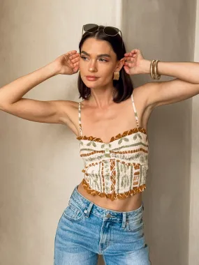 Garment Shaping Panels Bellini Smocked Top - Final Sale