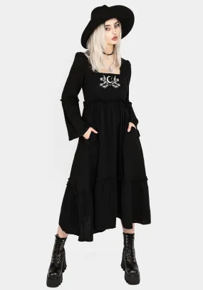 Go To Wear Aradia Embroidered Midi Dress