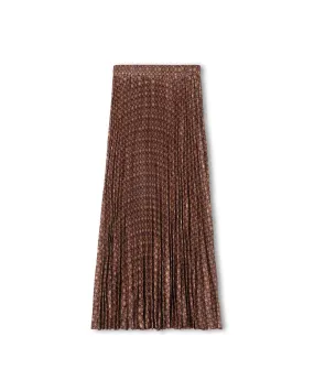 Seasonal special Aldot Printed Accordian Pleated Skirt