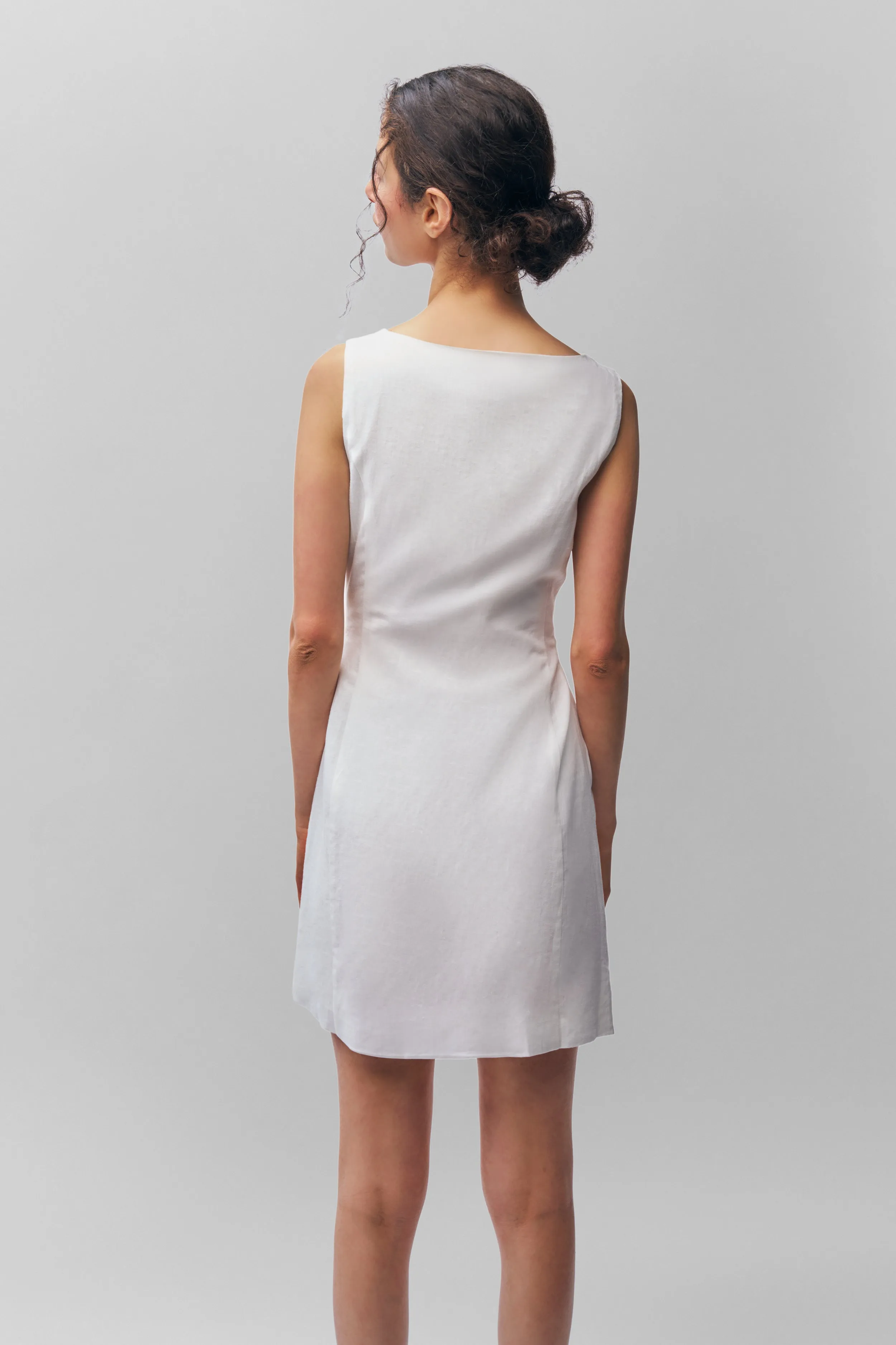 Elada Dress Weighted Hem