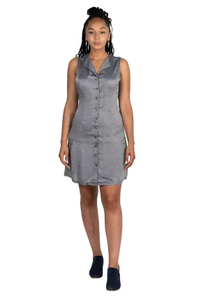 Loretta Dress in Rayon Chambray Seasonal piece