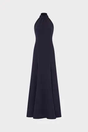 Belted-Style flattering appearance Elena High Neck Cady Dress