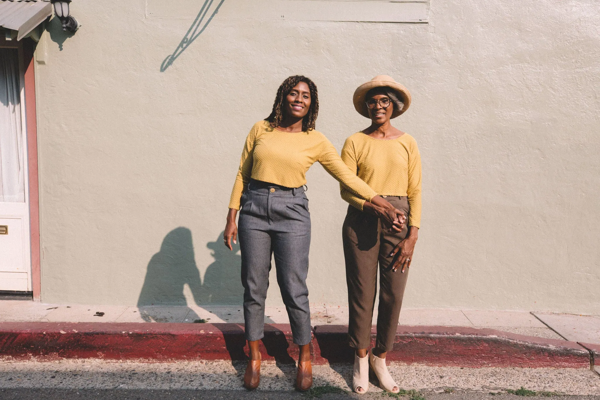 Shelby Crop Top in Dotted Dijon Chic Knit