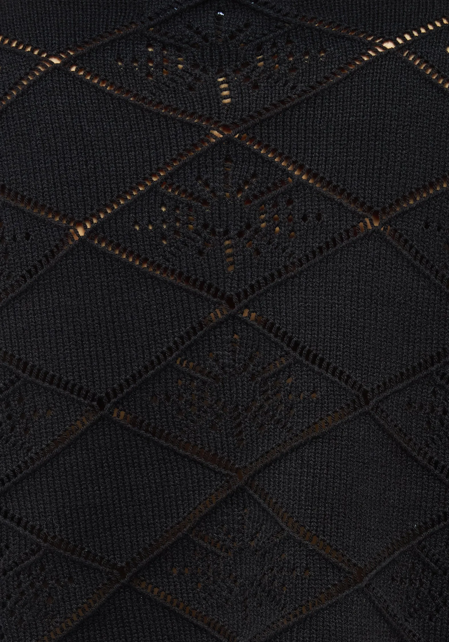 Eliana Celestial Pointelle Knit Crop Jumper Cozy Texture