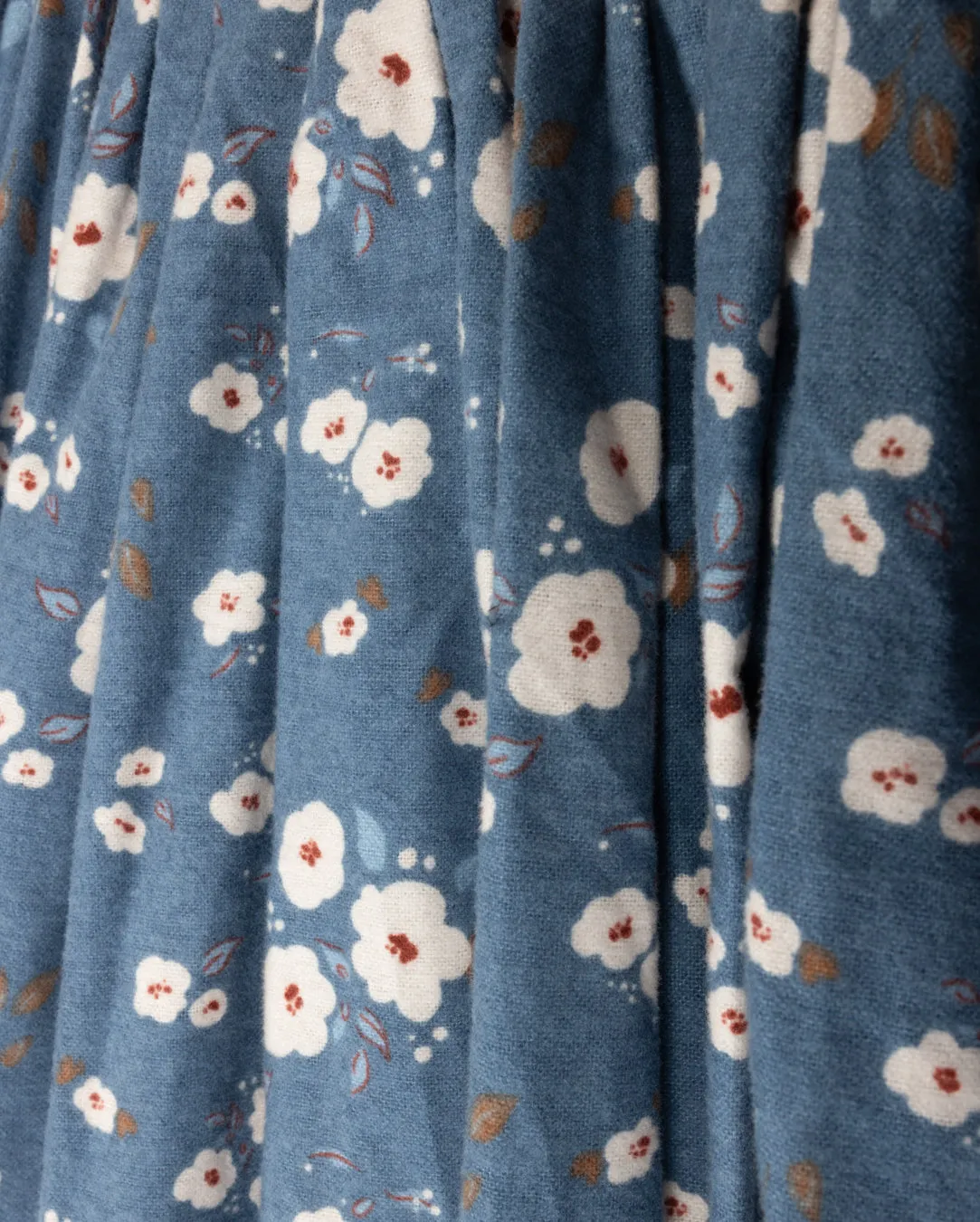 Ella Floral Elastic Waist Skirt Light Wear Relaxed Style