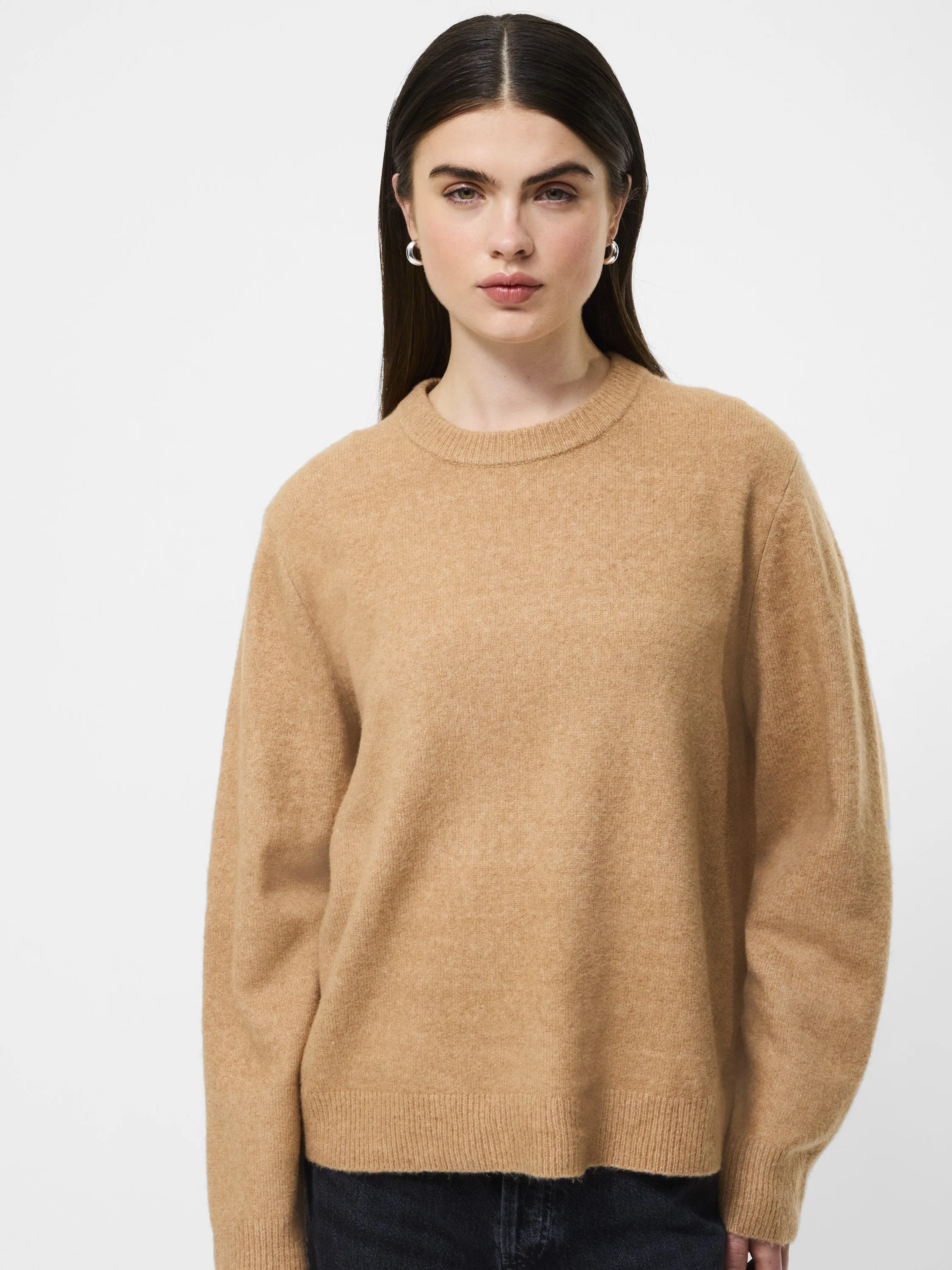 NonRestrictive Cuff AntiPilling Technology Emilia Knit Boyfriend Sweater