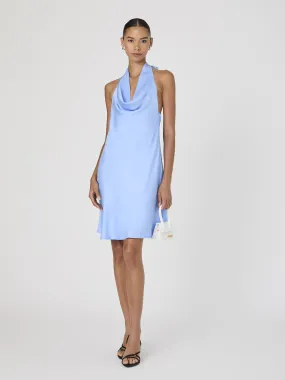 Ennis Satin Halter Mini Dress Fresh Appeal Urban appeal