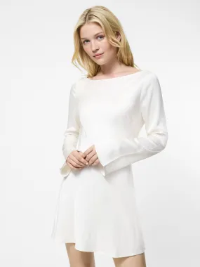 Ennis Satin Longsleeve Mini Dress Comfort and style Casual Must-Have