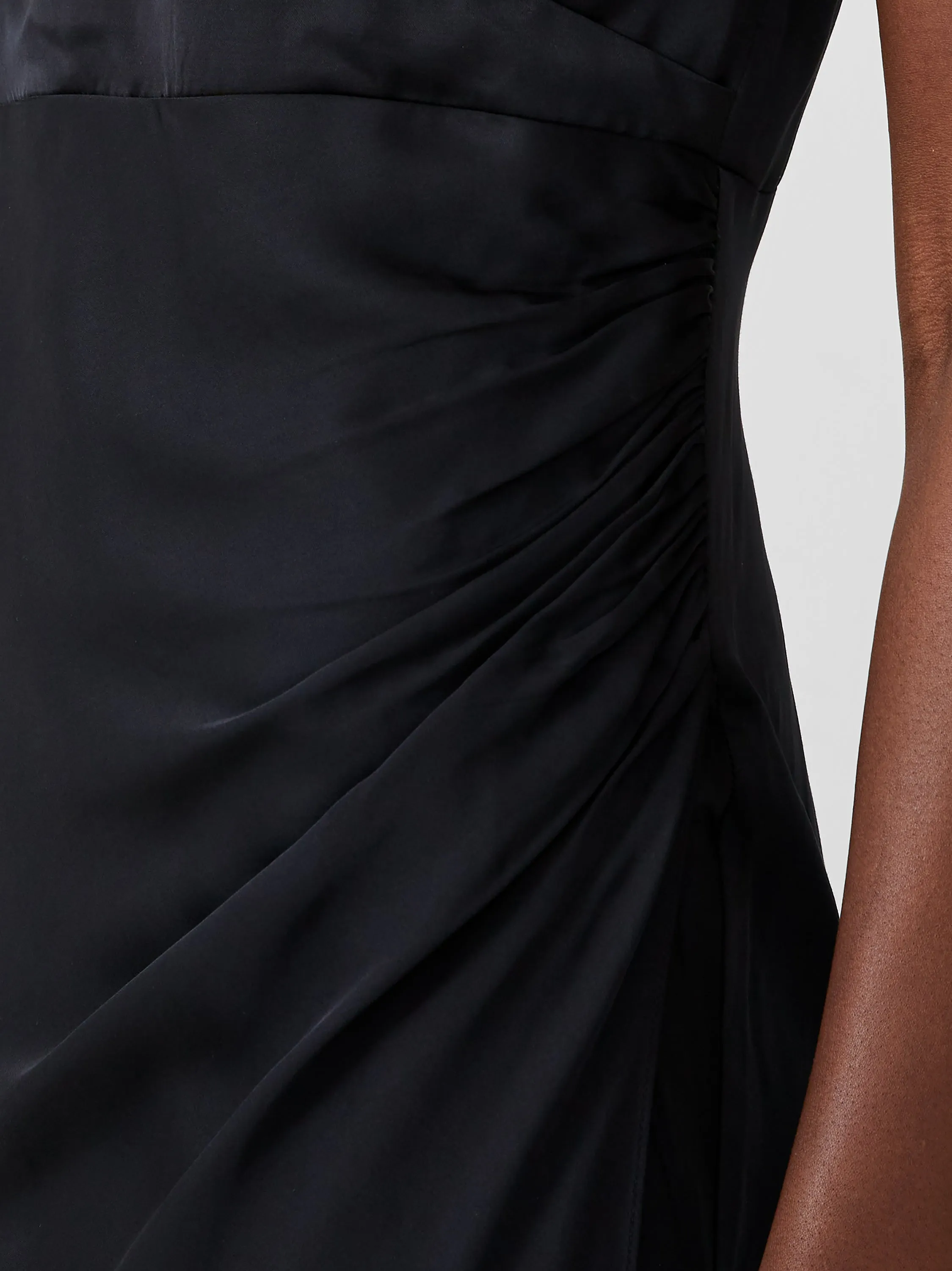 garden party Ennis Satin Slip Midi Dress