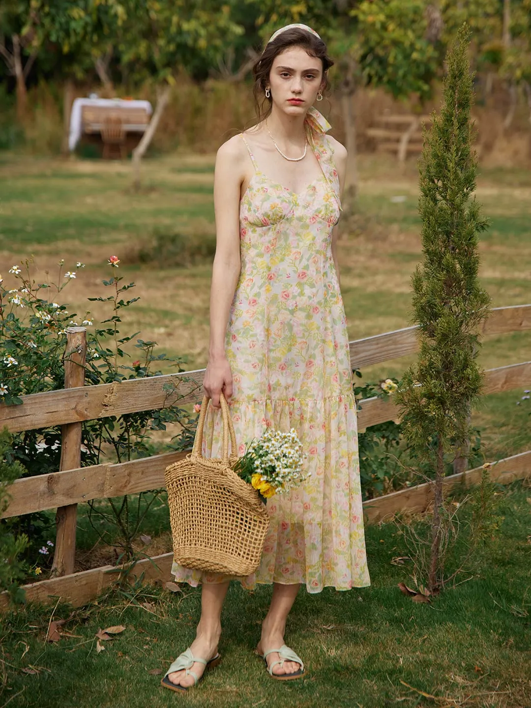 Beth Floral Printed Slip Dress All Time Fit