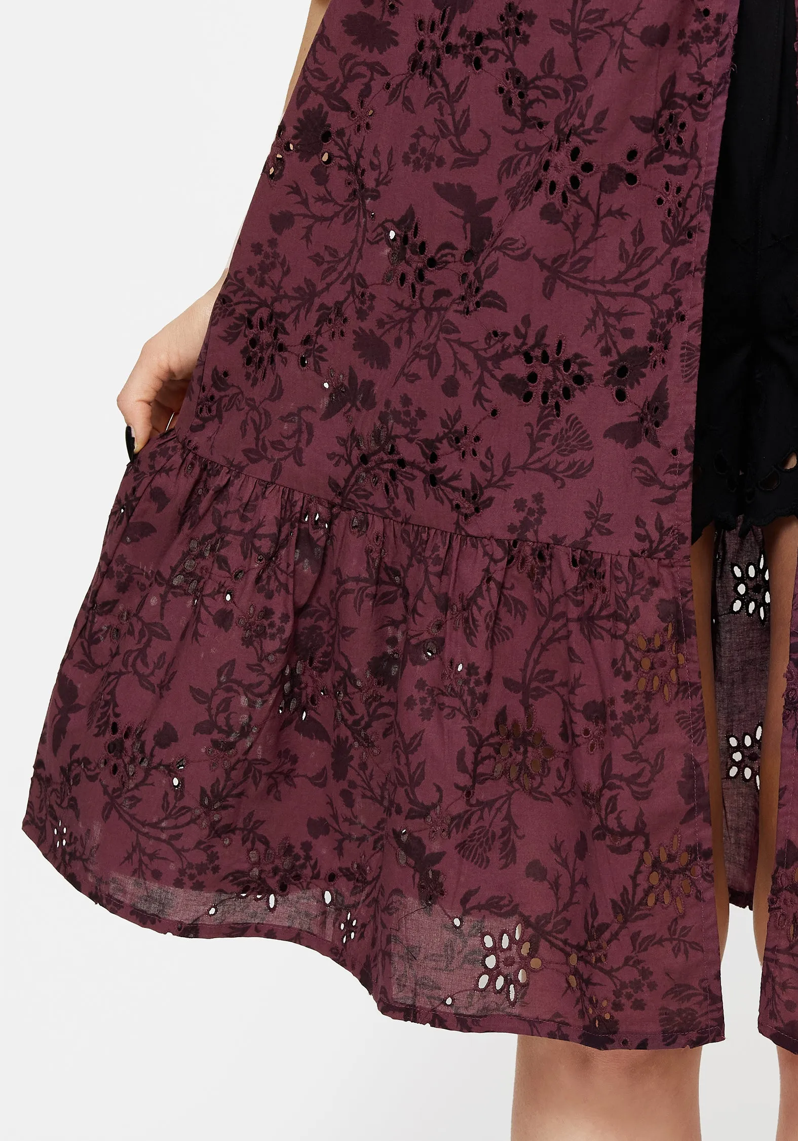 Sculpted Fit Morgana Cotton Broderie Overdress