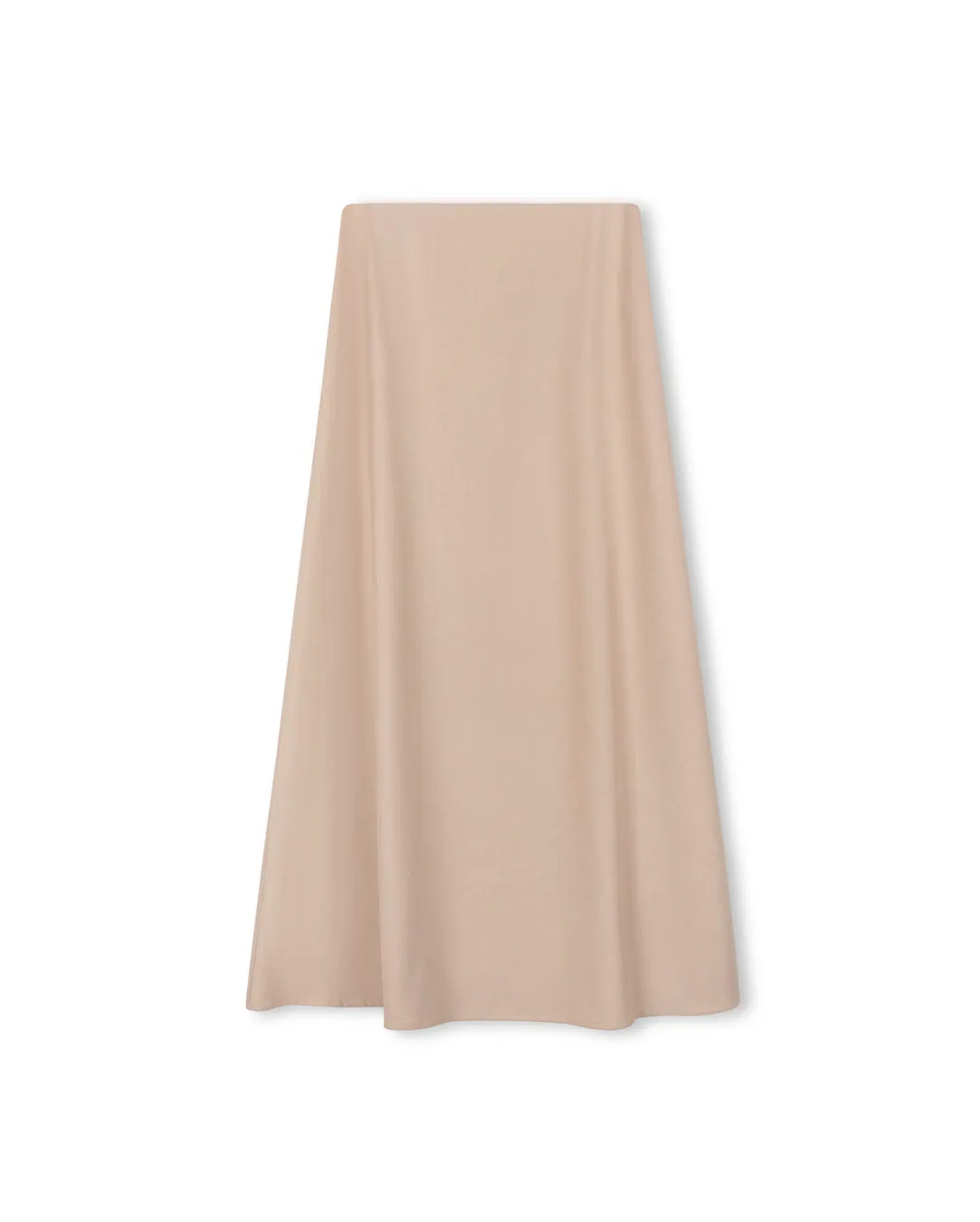 A-Line Maxi Slip Skirt Influencer Style