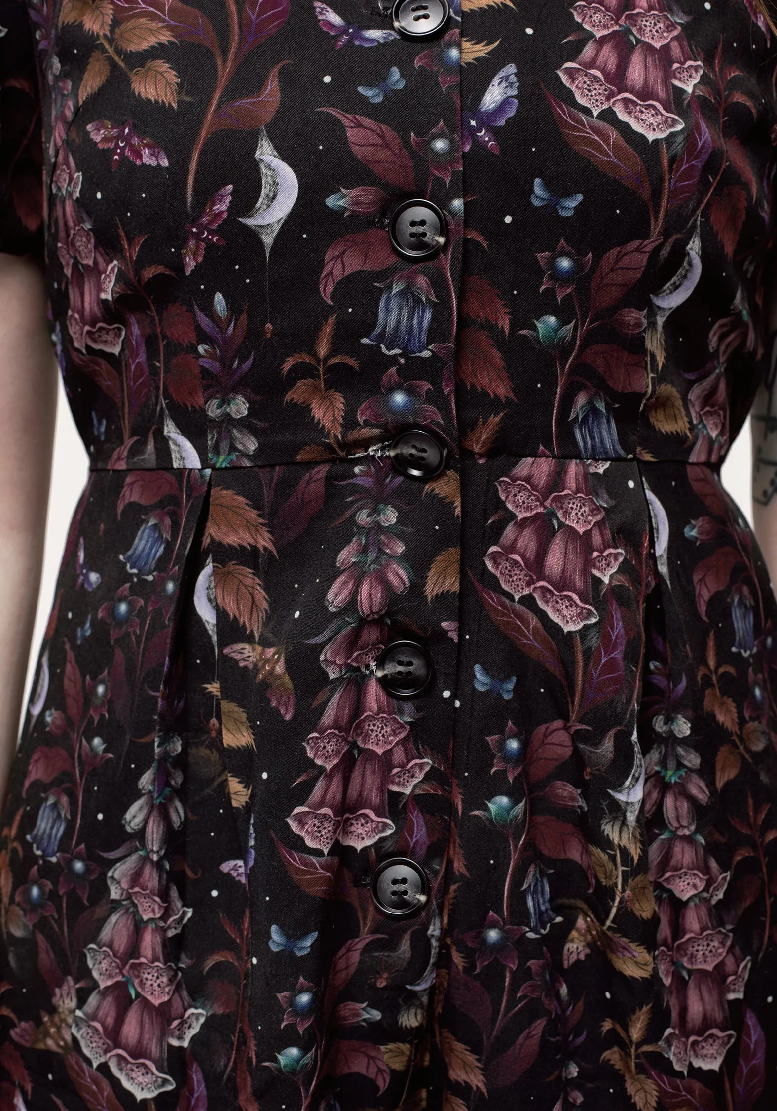 Foxglove Button Up Playsuit Outdoor Sharp