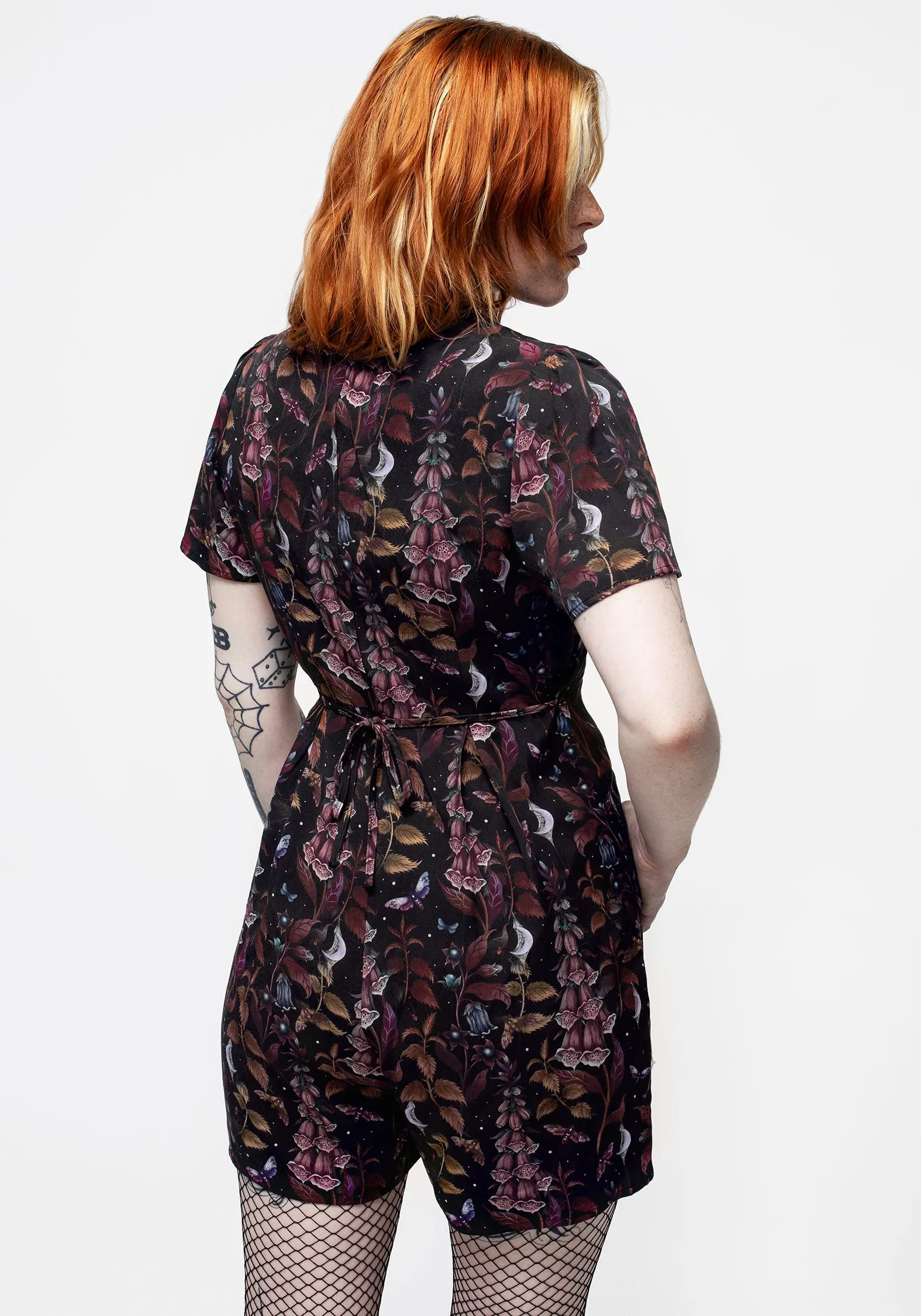 Dynamic Adult Elegant Sport Foxglove Button Up Playsuit