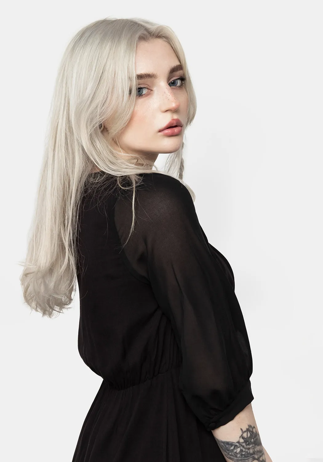 Bow-Detail Maja Midi Dress