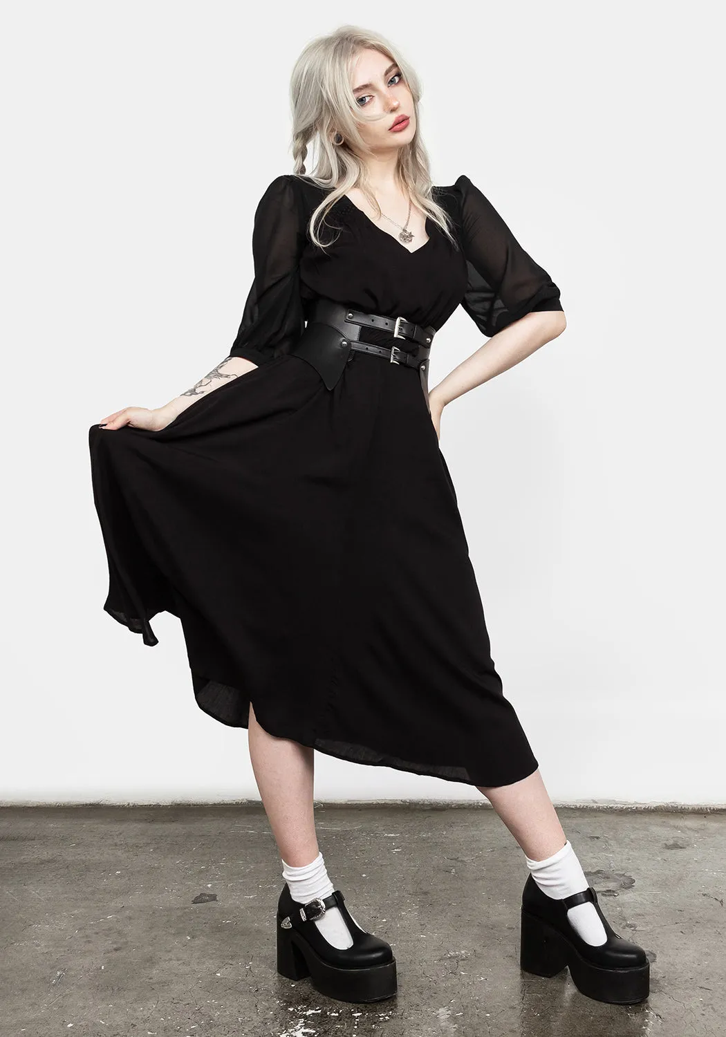 Maja Midi Dress Cozy Cut Everyday Movement