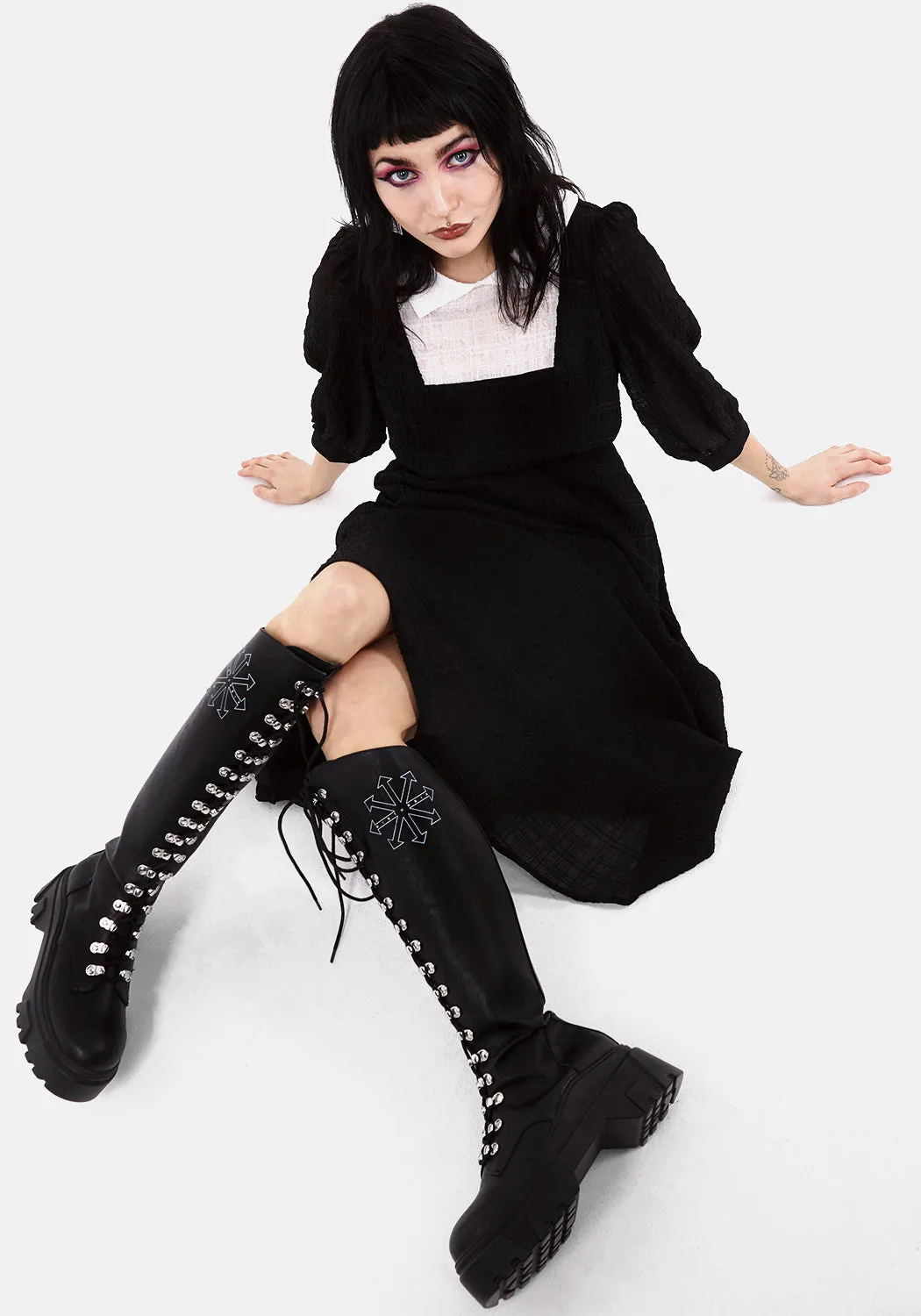 Elegant brunch outfit BELLATRIX PAGAN MIDI DRESS