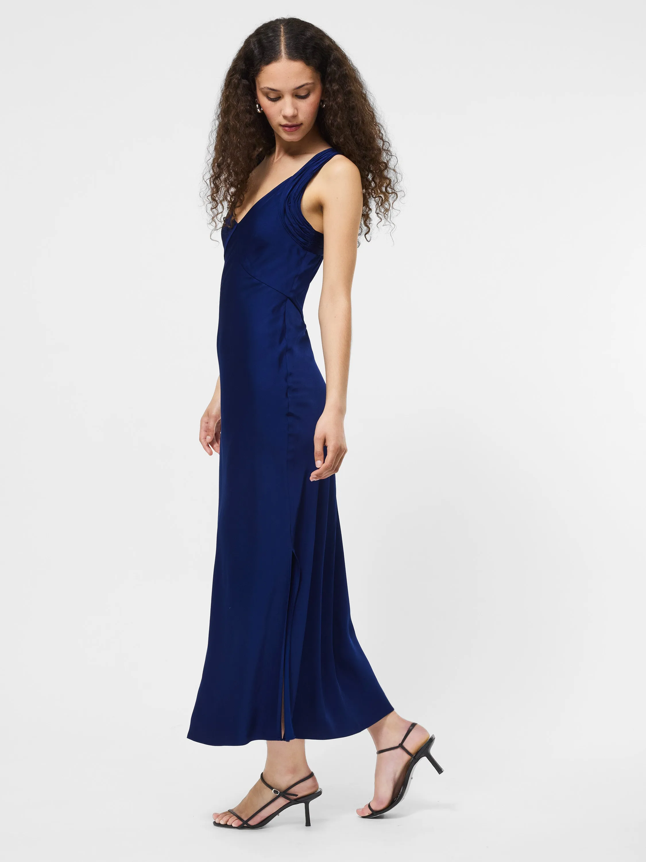 Modern Wear Modern-style Ennis Satin Midaxi Dress