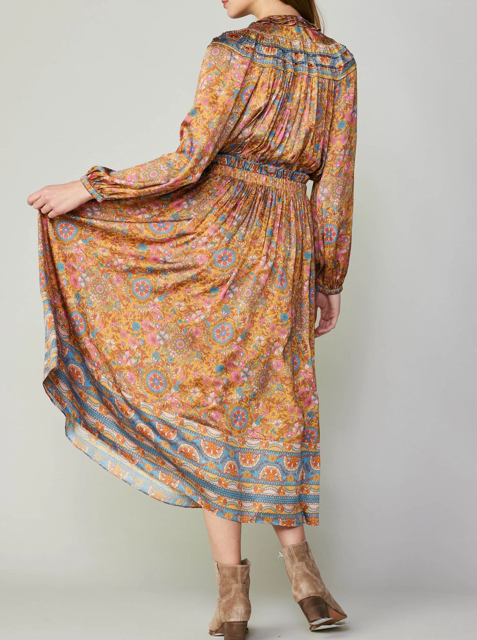 Billie Maxi Dress Delicate Touch Sleeve Light