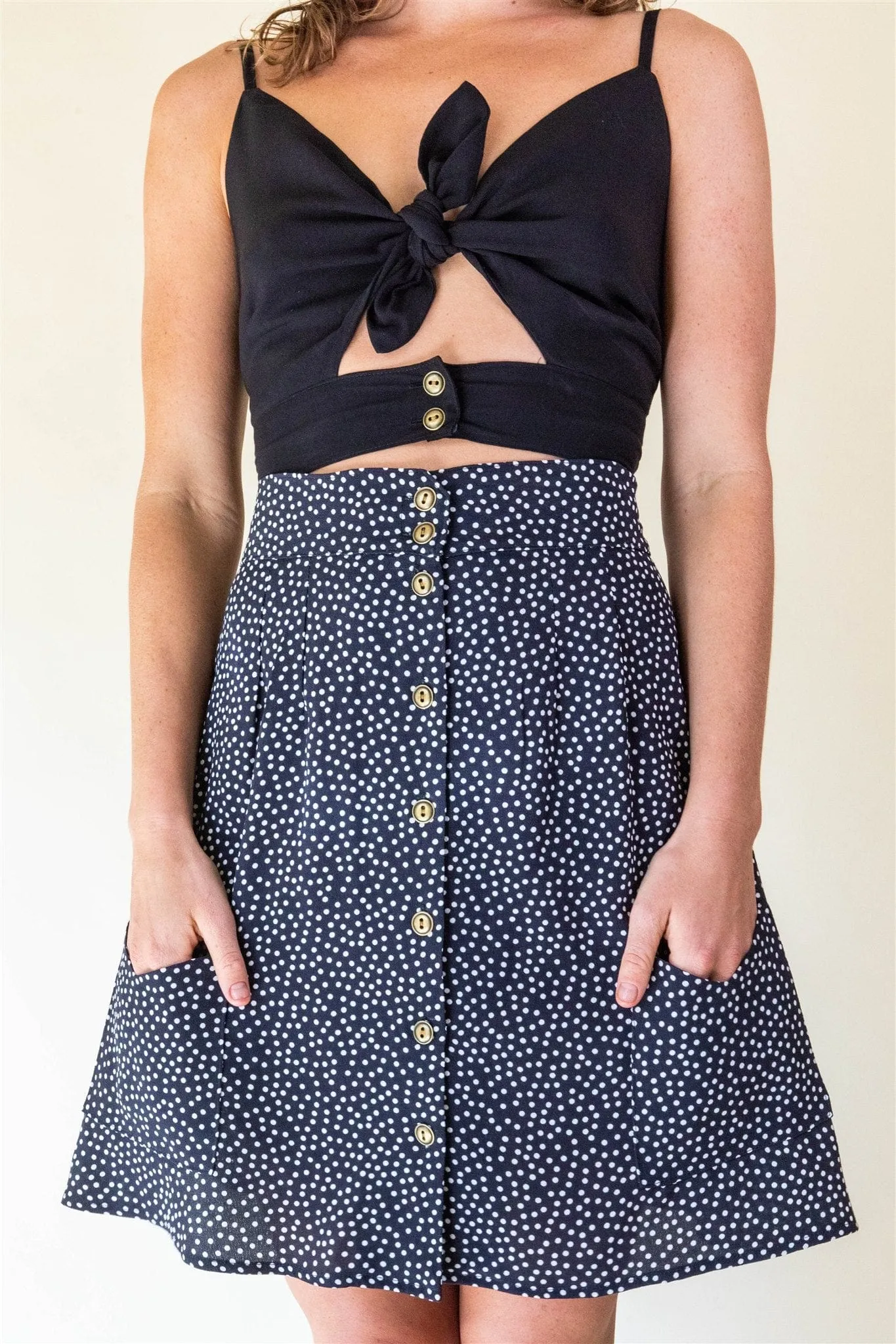 Cozy Wardrobe Dee Dee Top in Black Challis