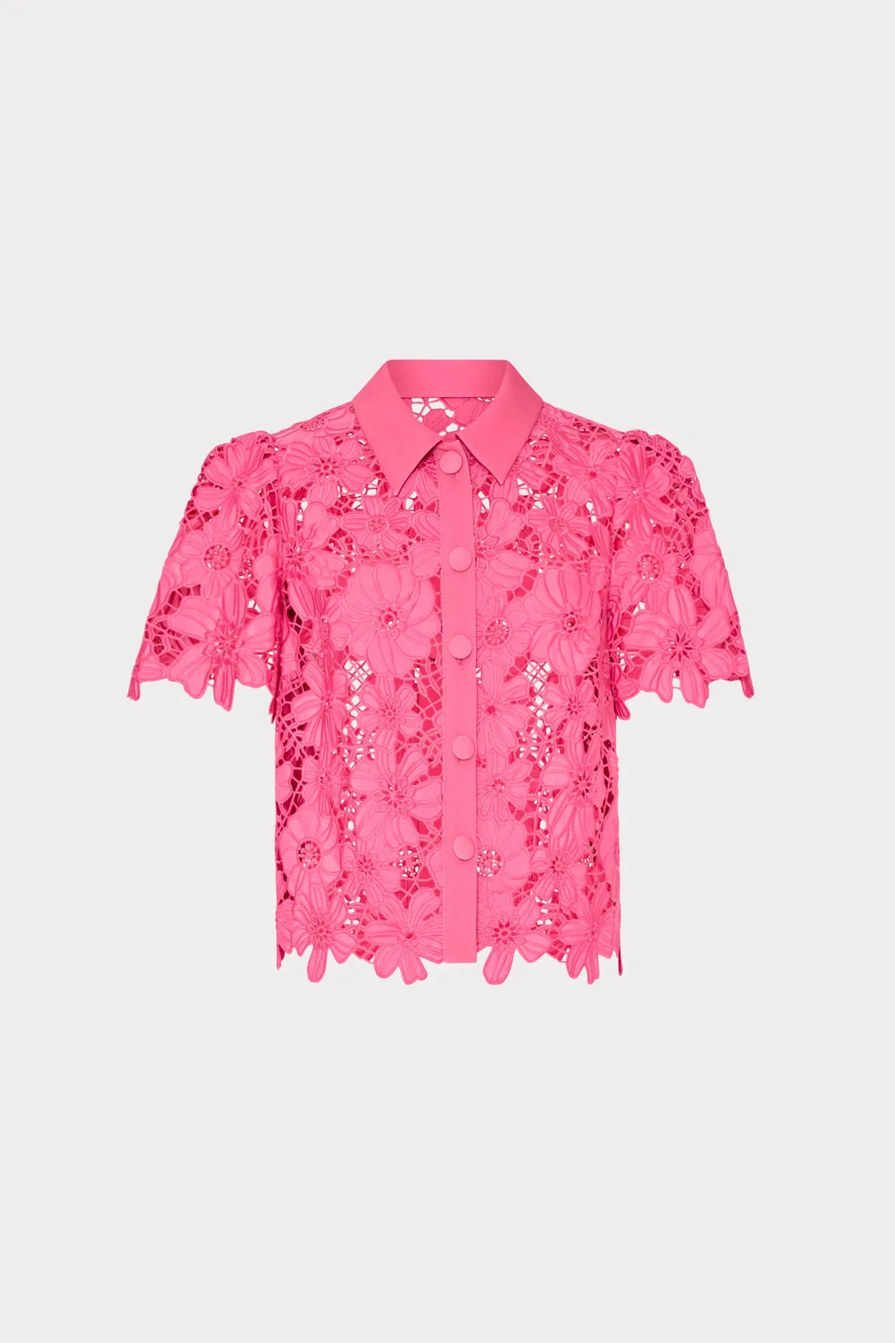 LightReflective UVProtection Coating Addison Roja Lace Top