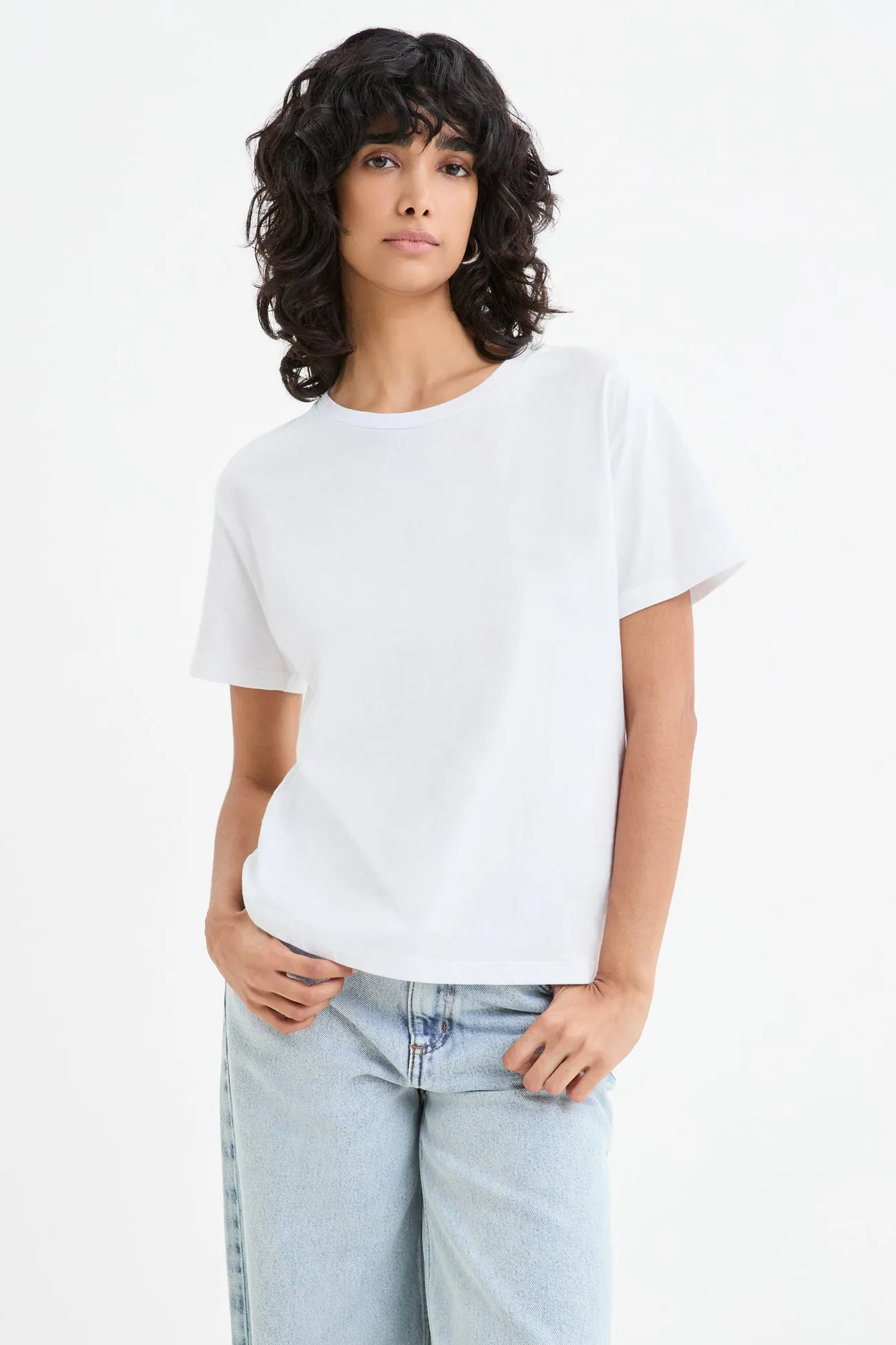 Bradley Tee Subtle Logo Placement Fashion Outfit