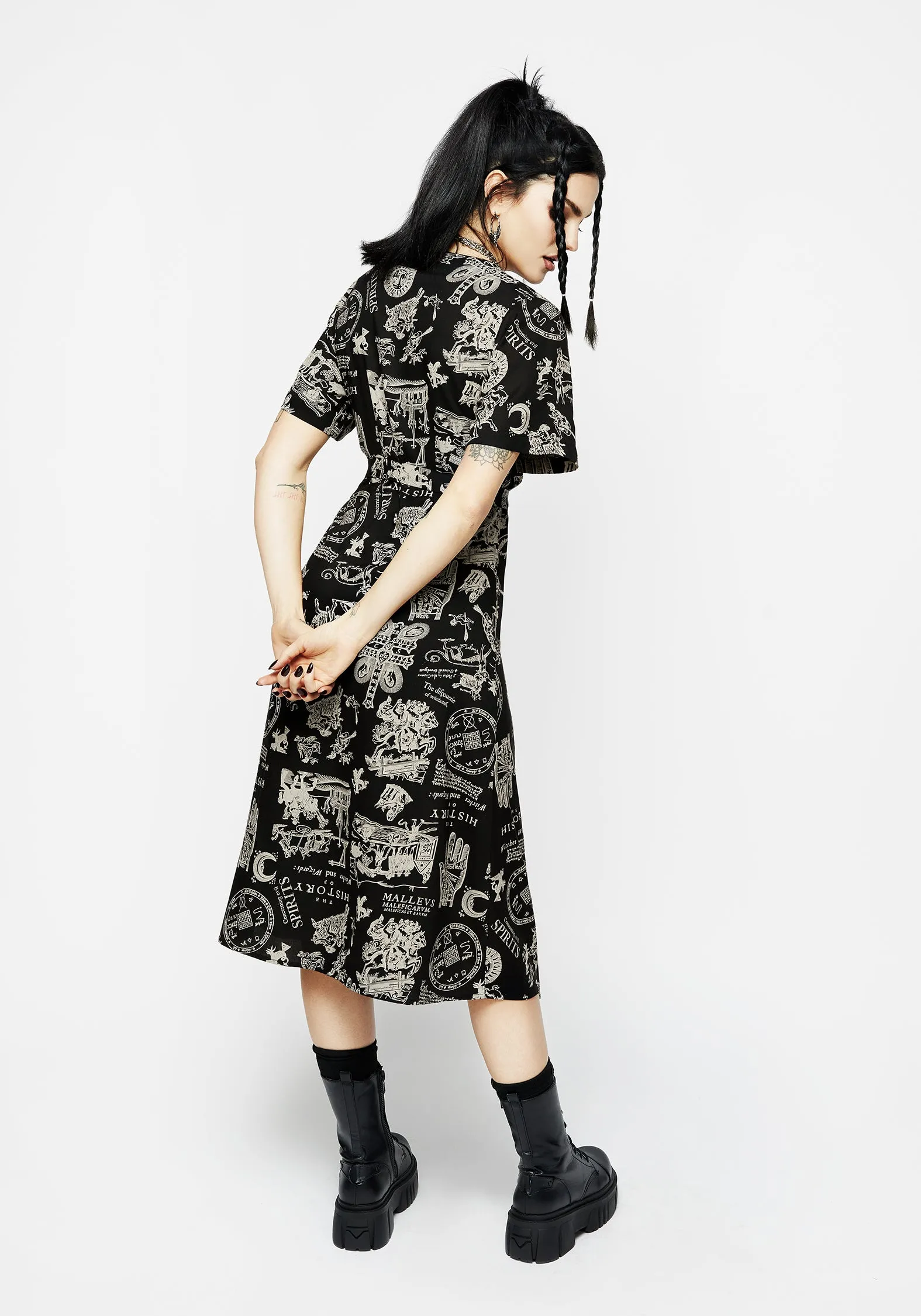 Alley View Heresy Wrap Midi Dress