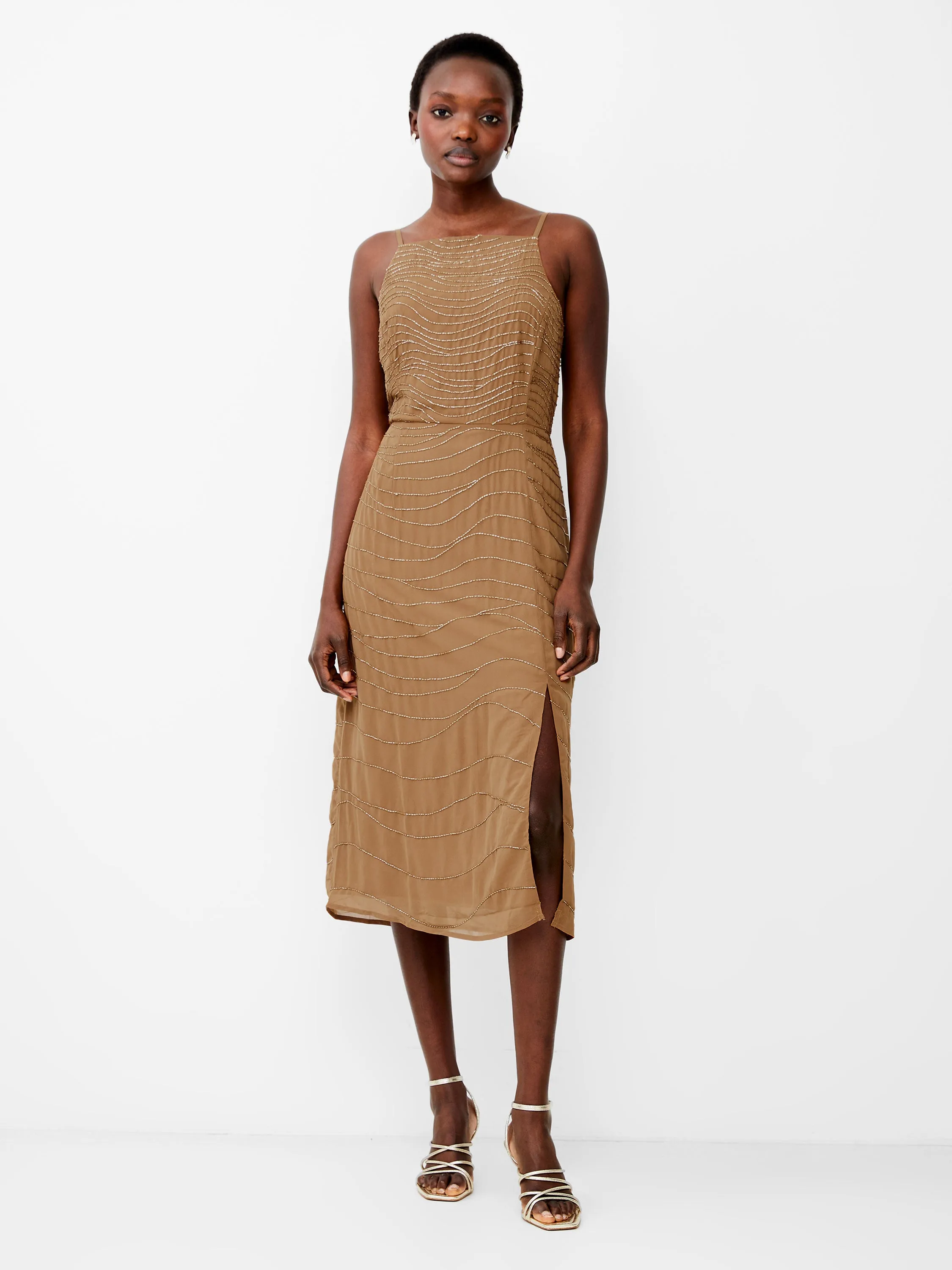 Natural Aesthetic Chandler Embellished Dress