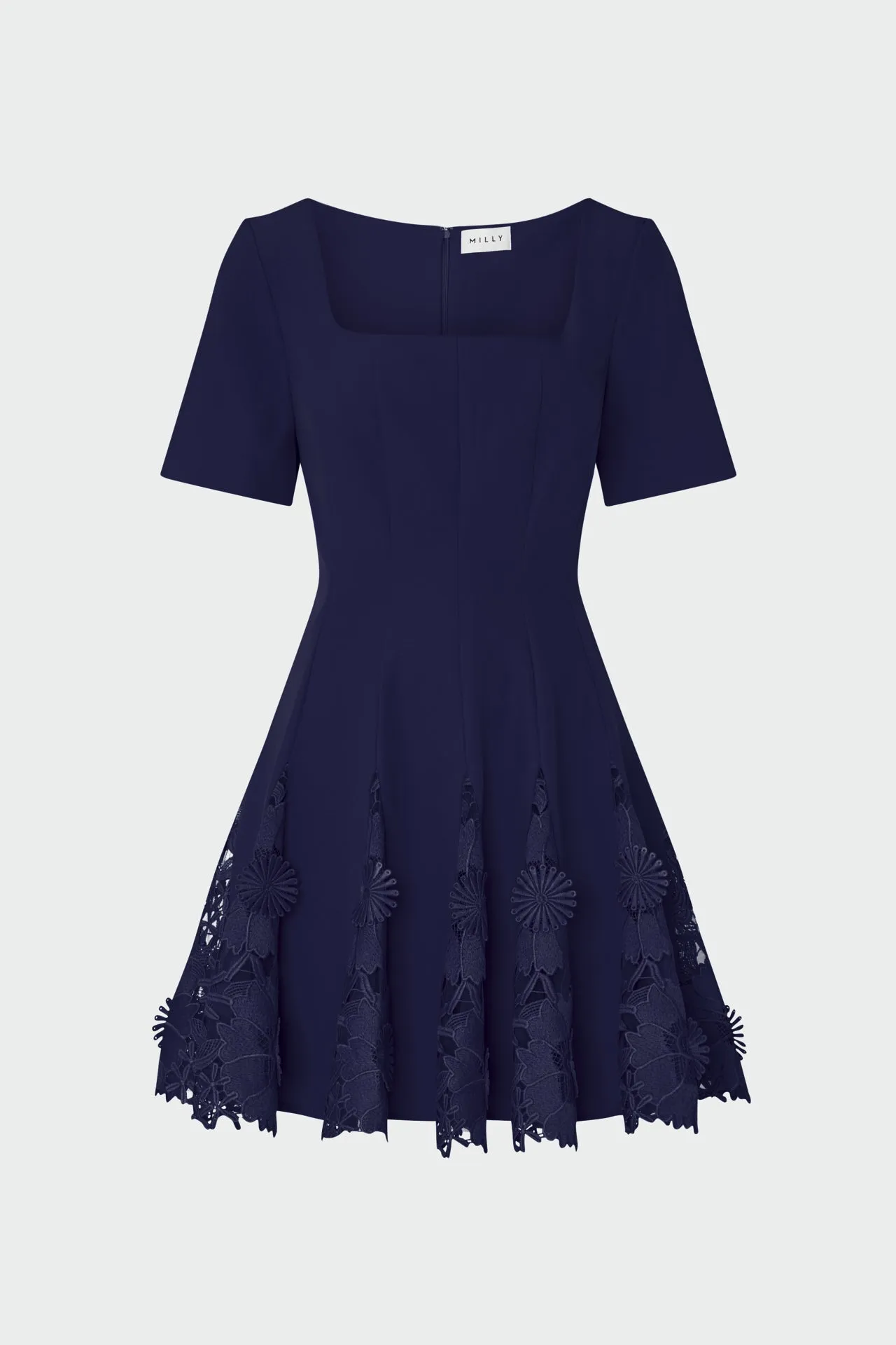 Functional Fit Joy Lace Combo Mini Godet Dress
