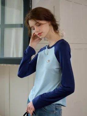 ??Final Sale??Abby Round Neck Embroidery Top