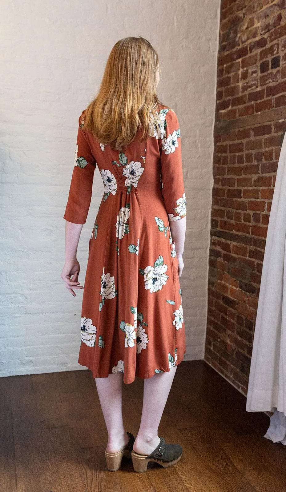 Fiona Dress in Sienna Magnolia Smart and Stylish