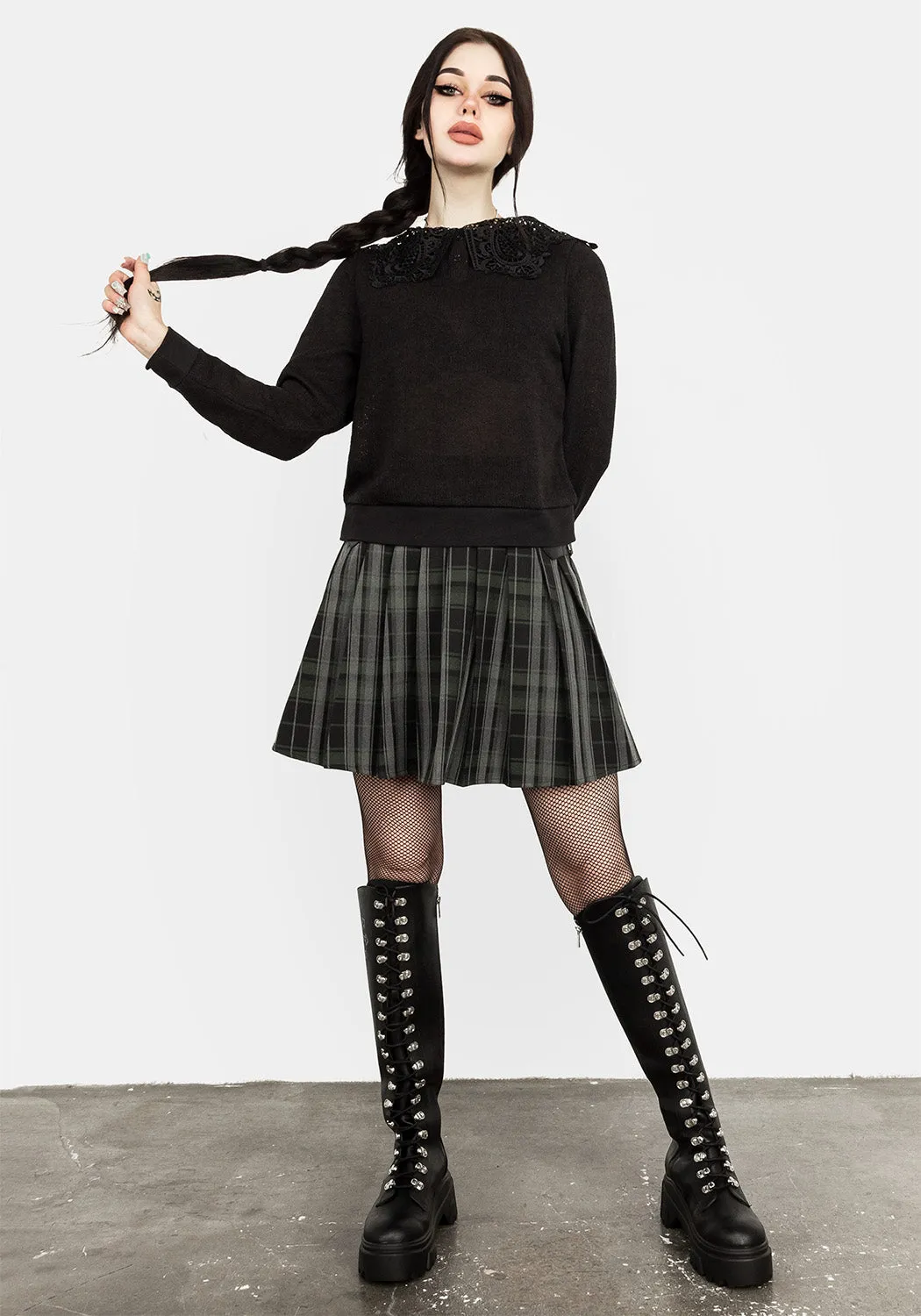 Street Comforted AntiPilling Technology Raphael Broderie Anglaise Jumper