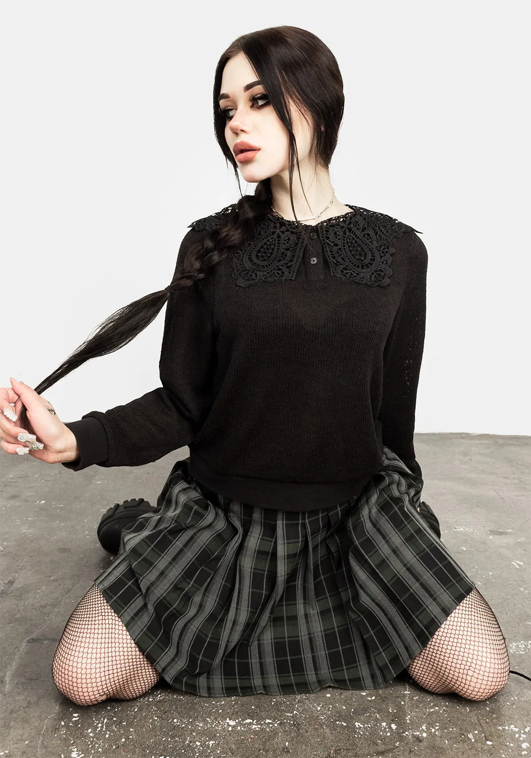 Raphael Broderie Anglaise Jumper Tagless Label System