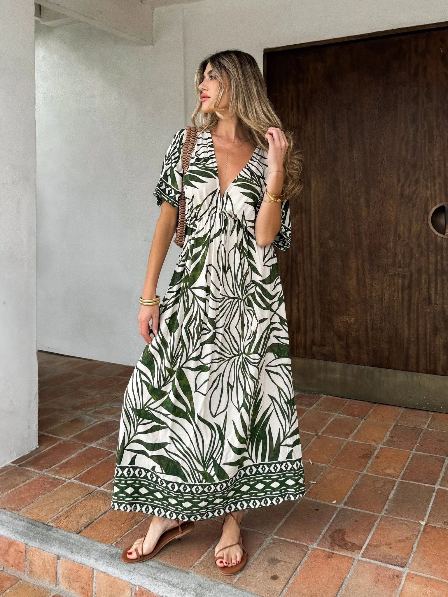 Tanner Linen Maxi Dress - Final Sale Clean Finish