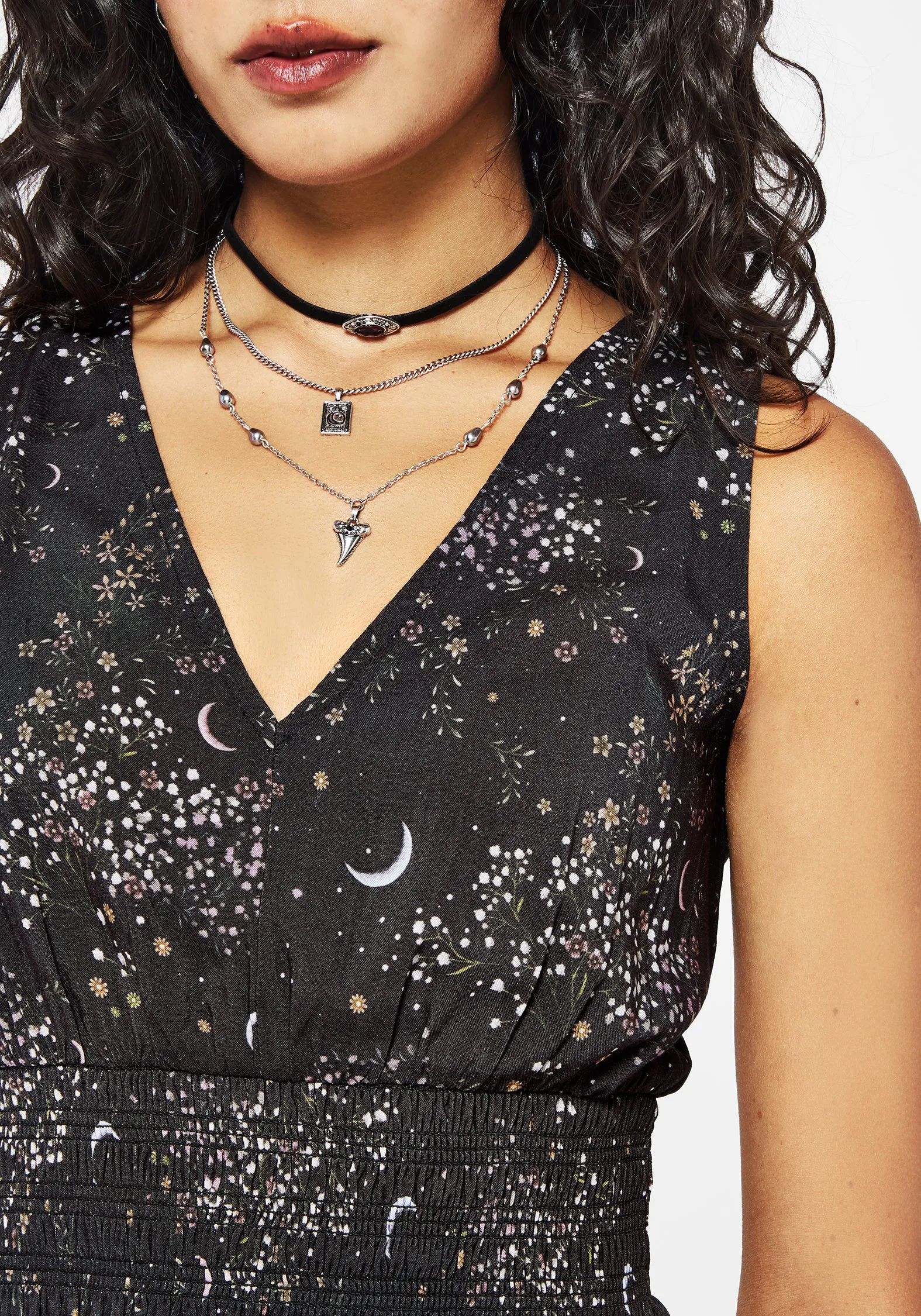 SeamFree Knitting All-Purpose Peaseblossom Celestial Smocked Waist Top