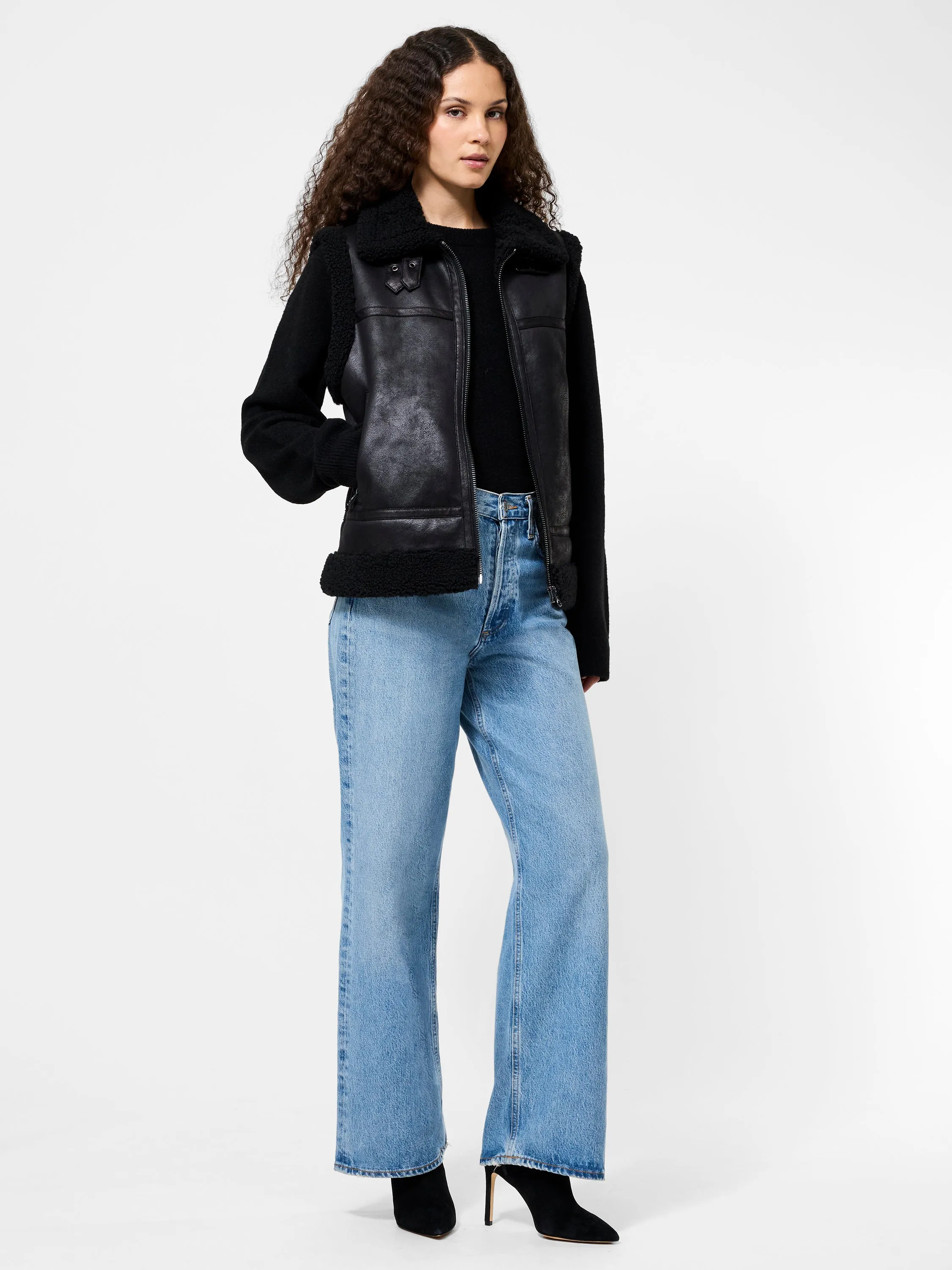 Camry Faux Suede Sleeveless Gilet Low Bulk High Warmth Day Hike Style