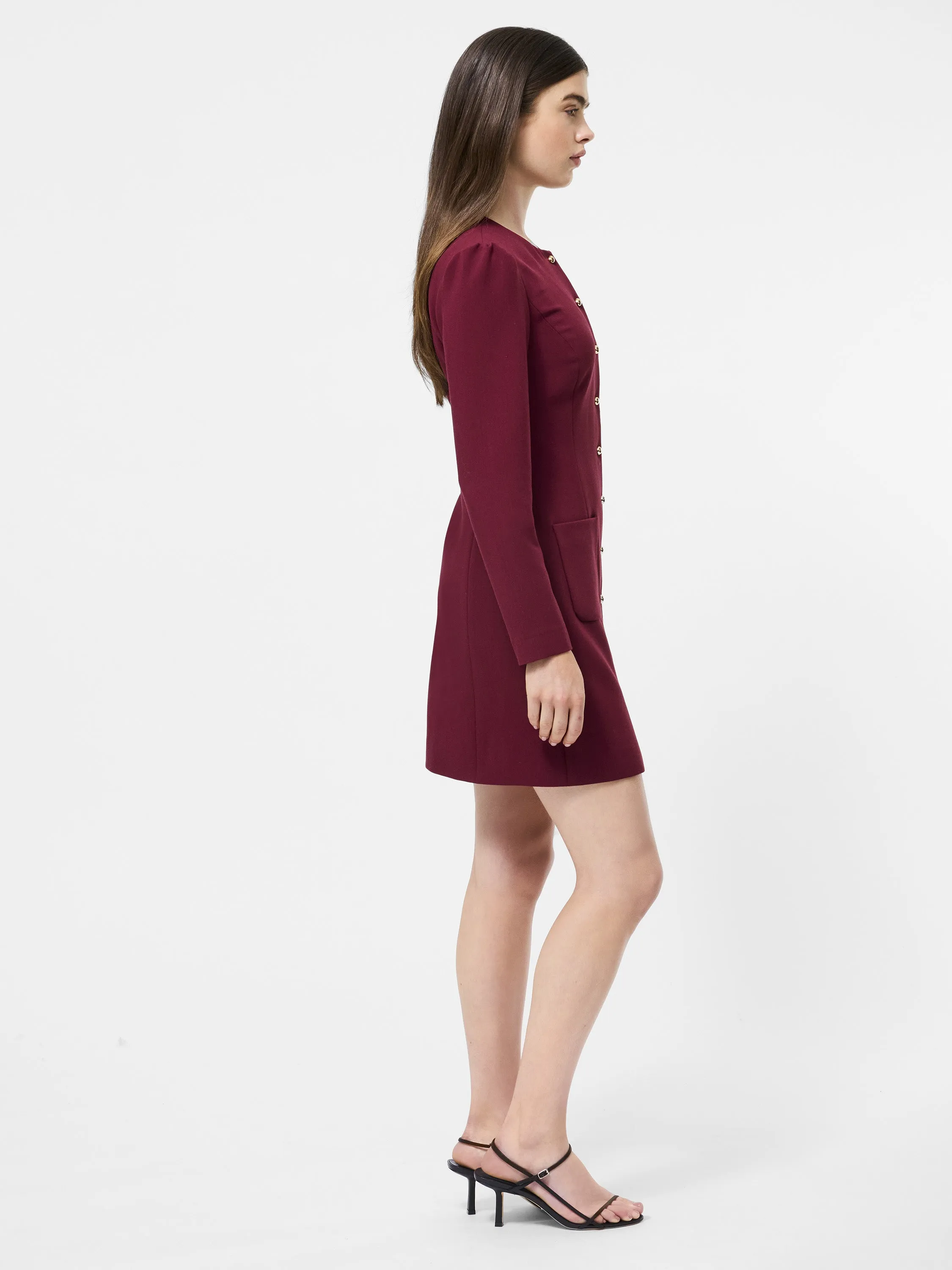Modern Edge Celie Button Through Dress