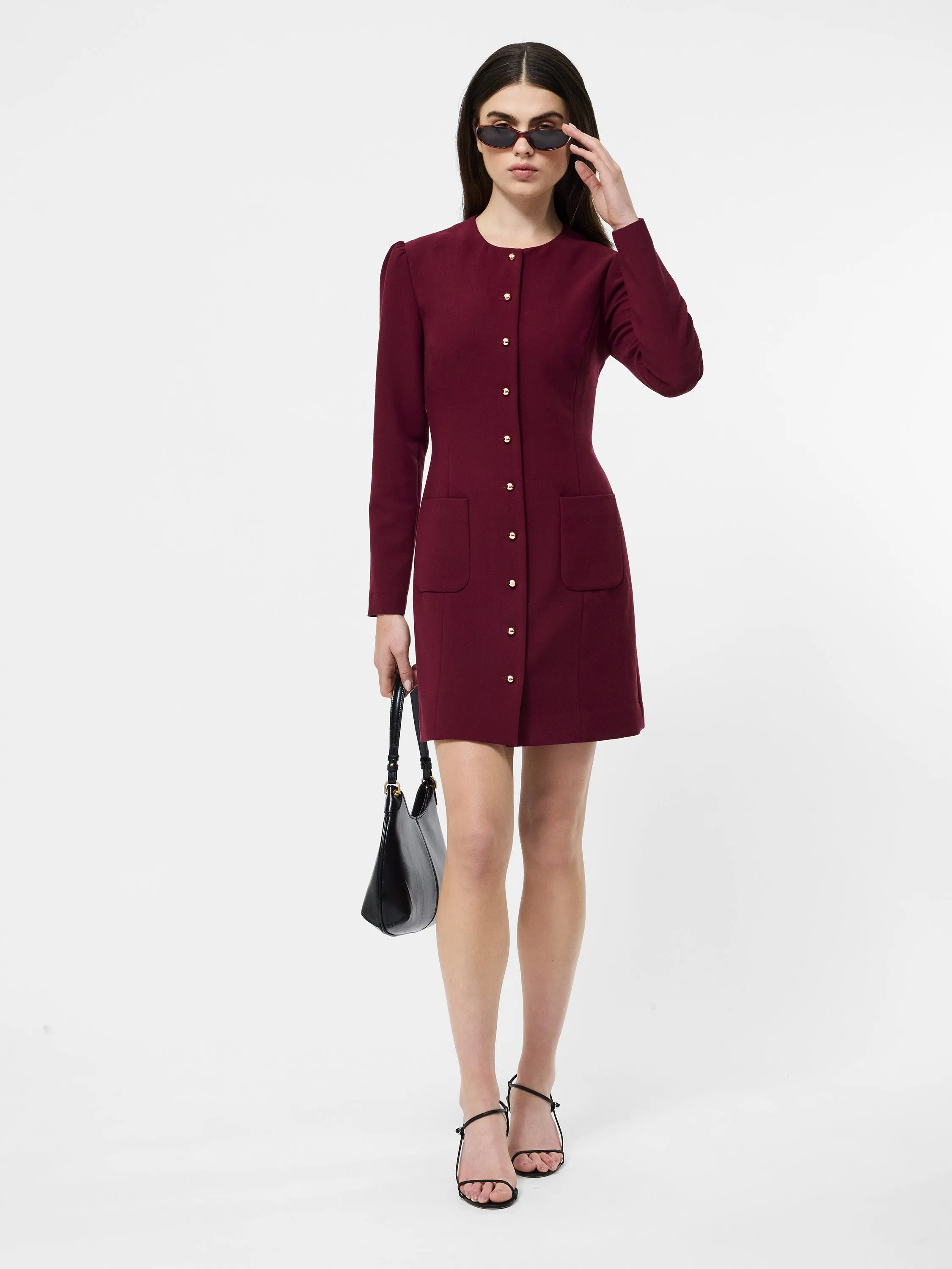 Street Flex Breath Soft Celie Button Through Dress