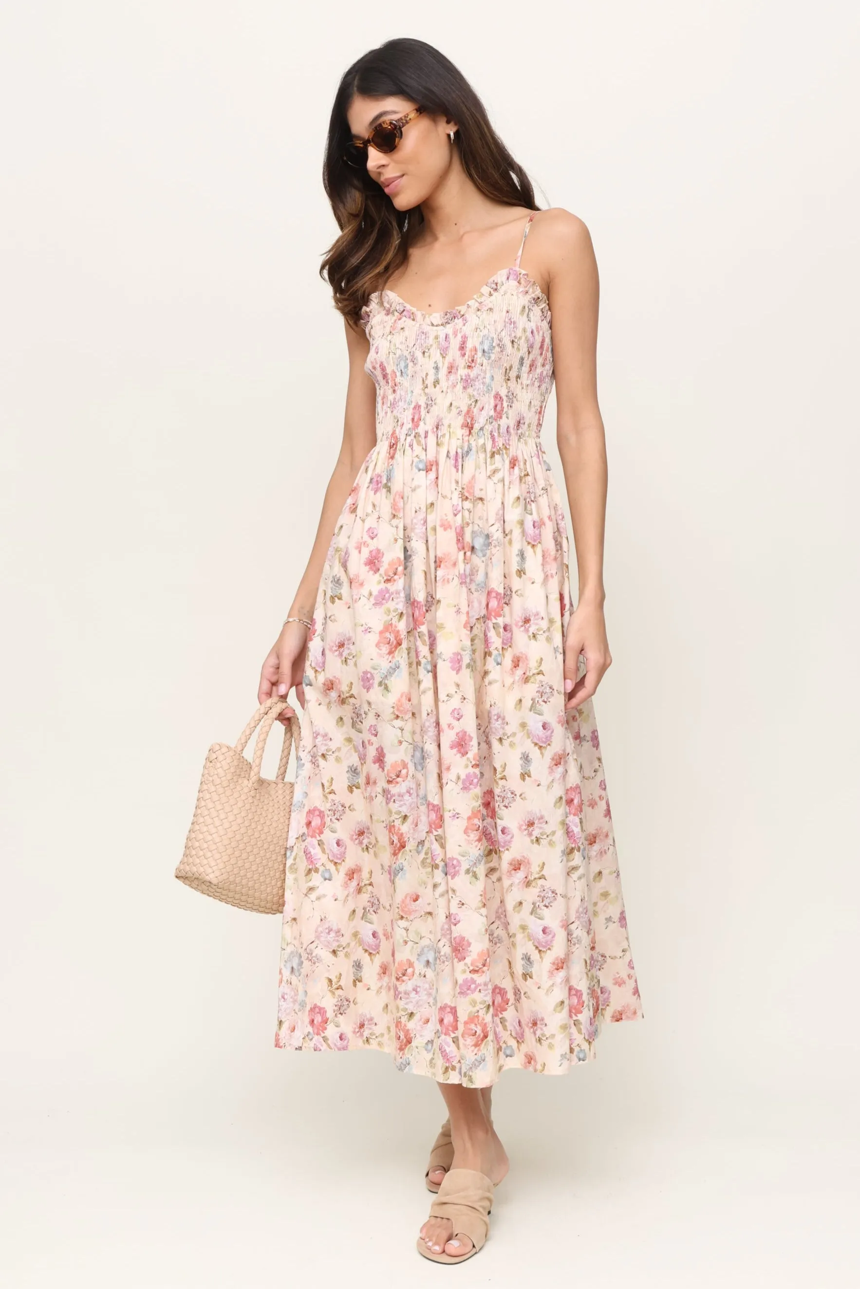 Sleek Design Floral Fantasy Dress